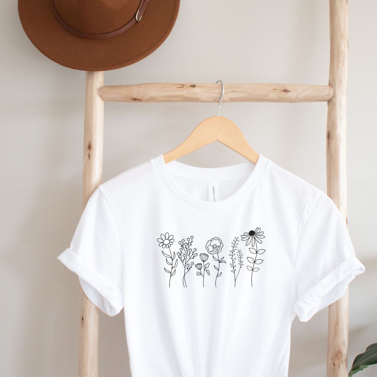 Floral Women's Tee Camping Spring