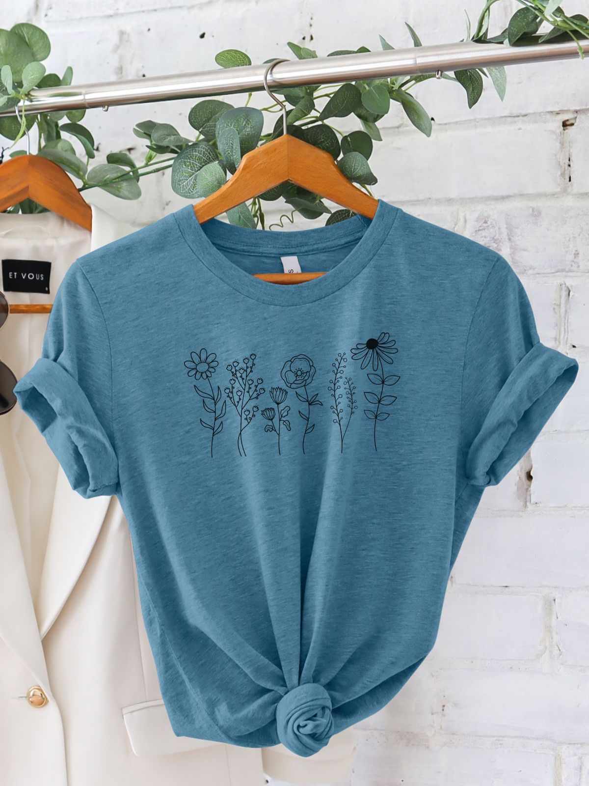 Floral Women's Tee Camping Spring