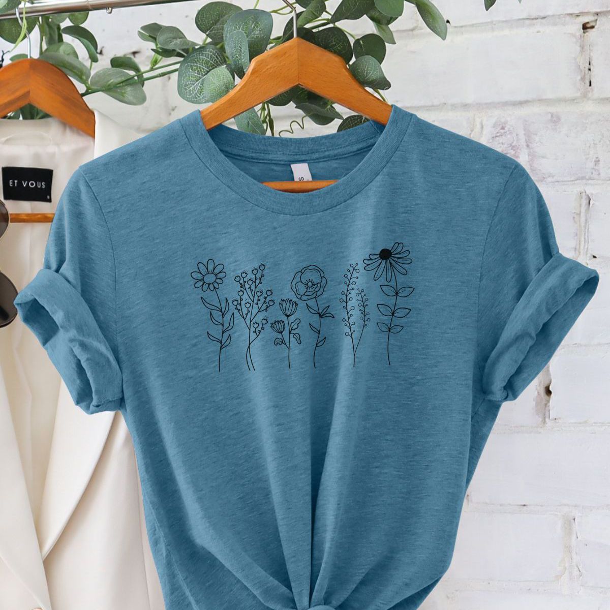 Floral Women's Tee Camping Spring