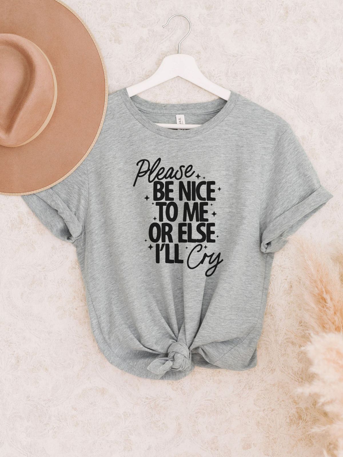 Be Nice Women T-Shirt Casual