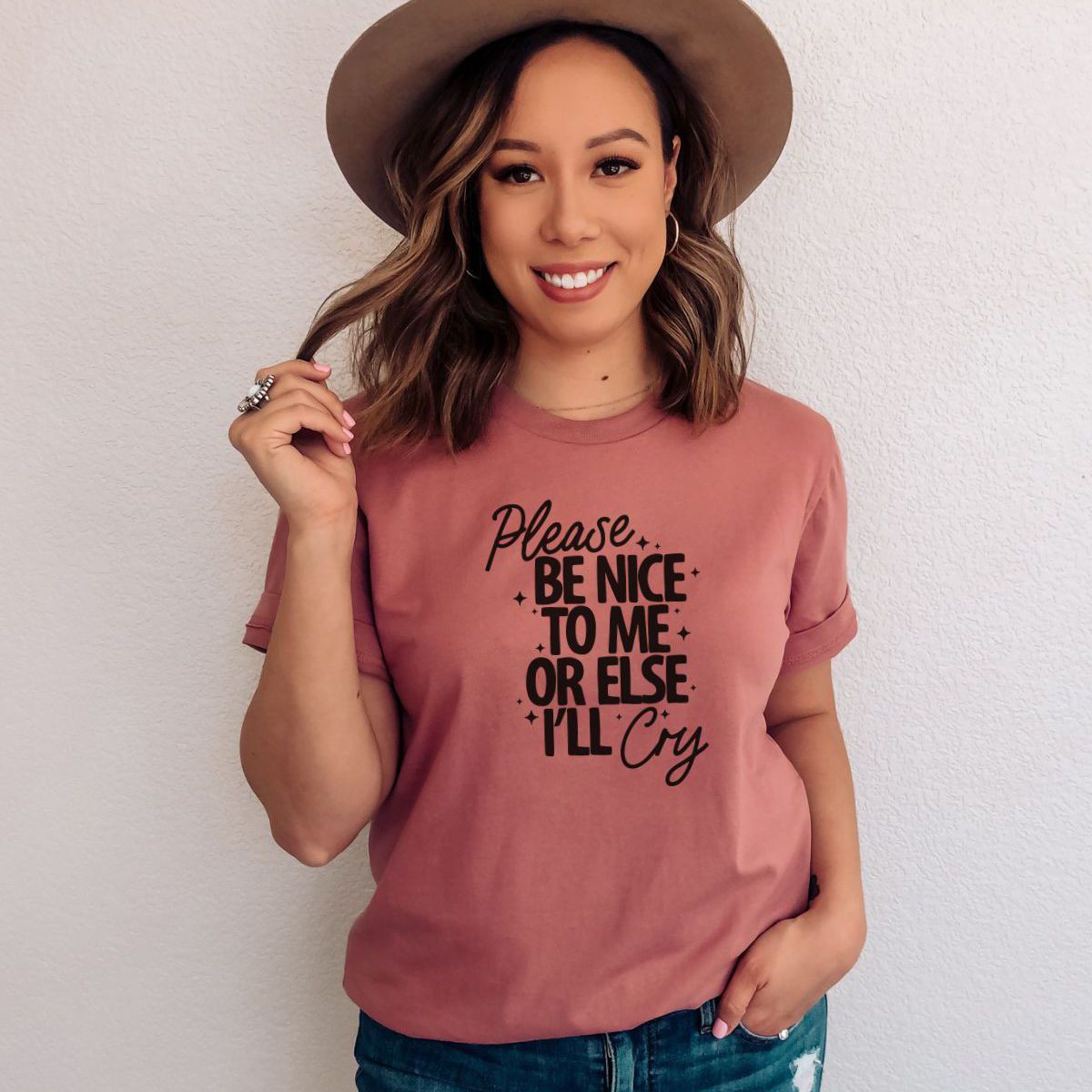 Be Nice Women T-Shirt Casual