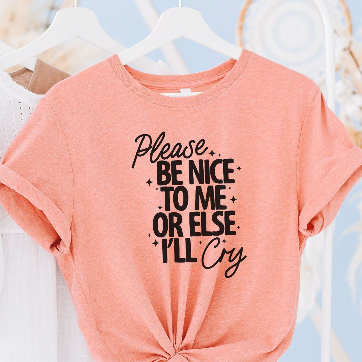 Be Nice Women T-Shirt Casual