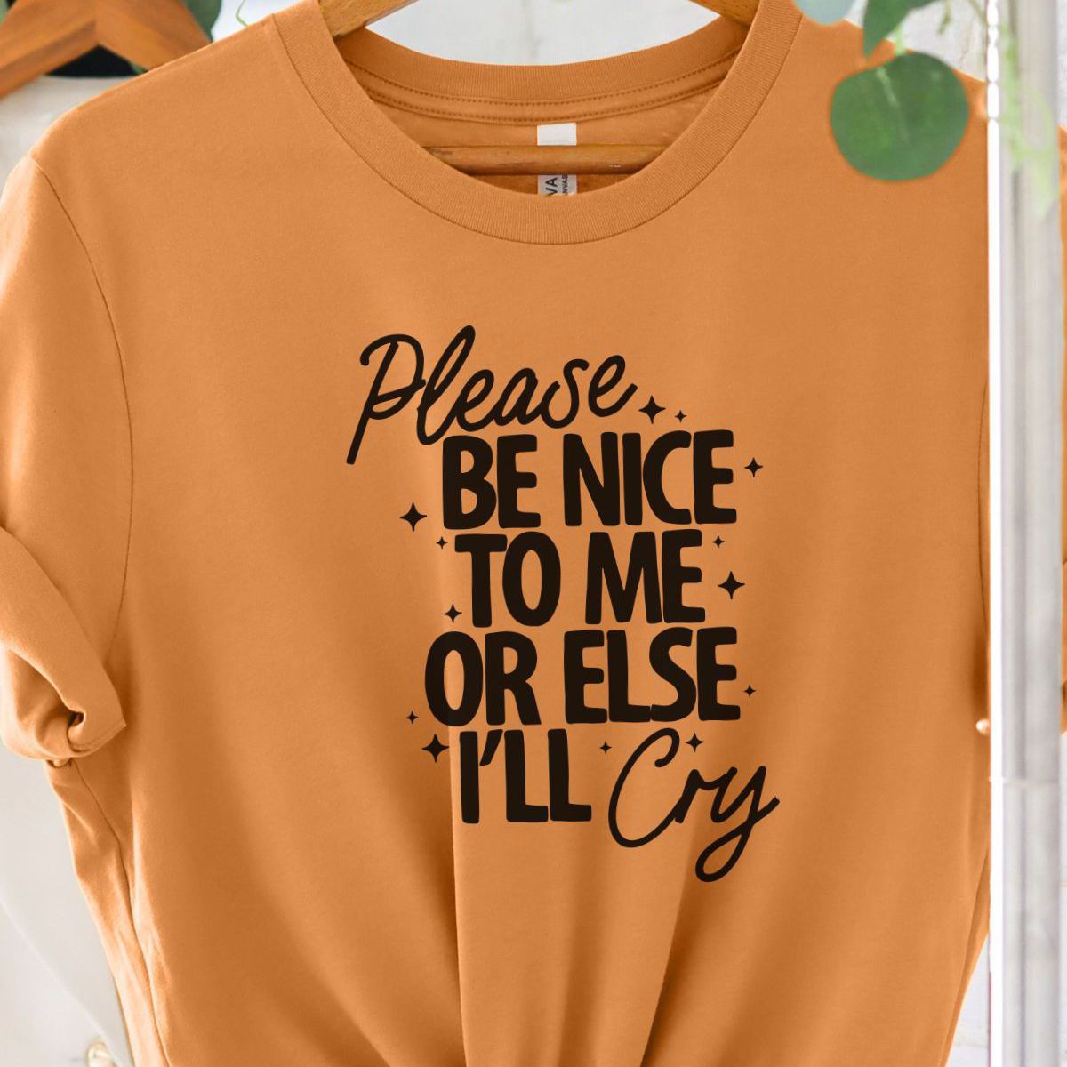 Be Nice Women T-Shirt Casual