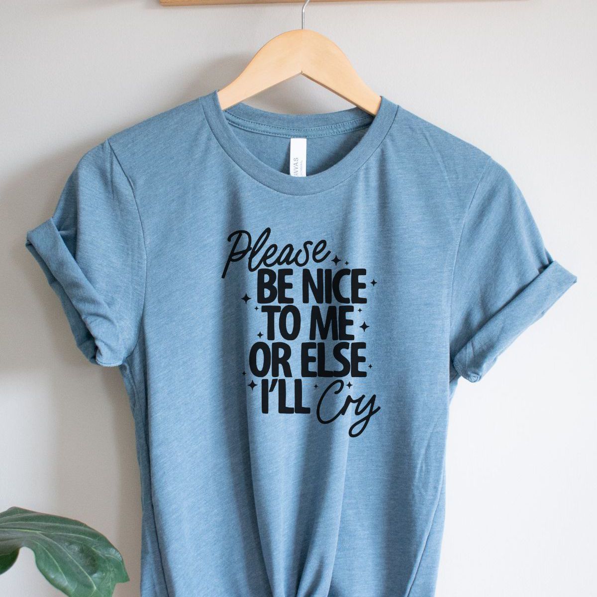 Be Nice Women T-Shirt Casual