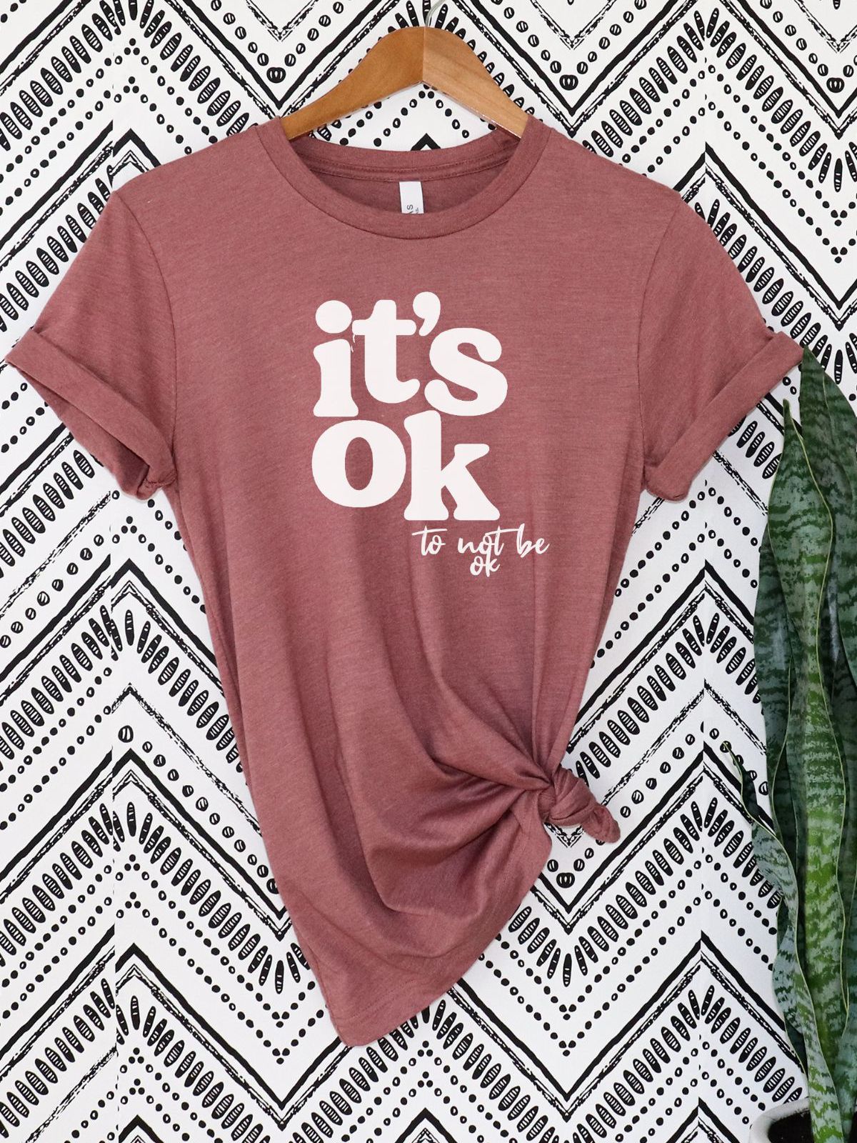 It's OK Women's T-Shirt Casual