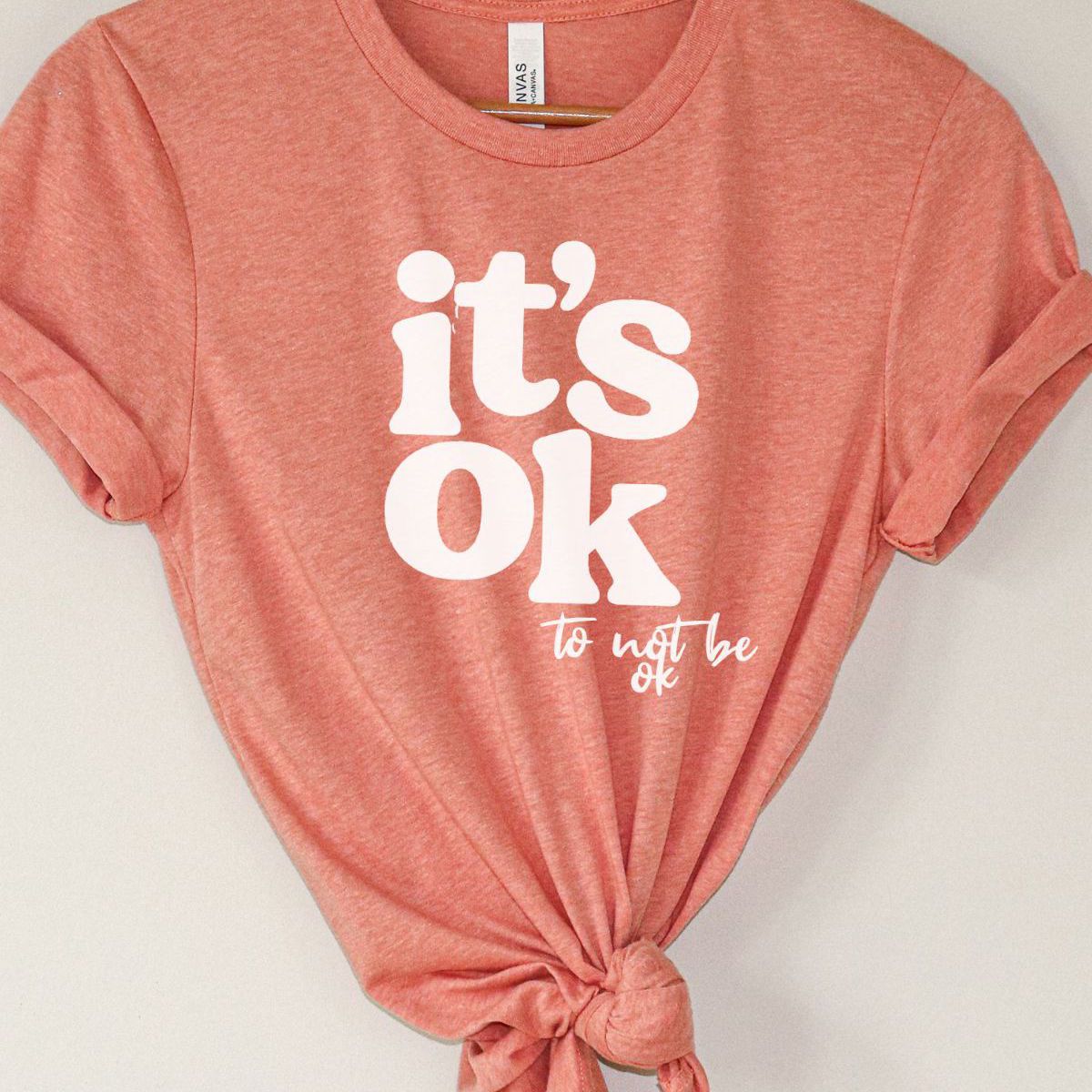 It's OK Women's T-Shirt Casual