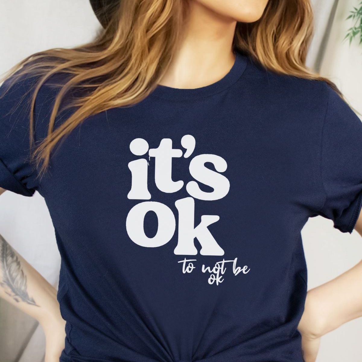 It's OK Women's T-Shirt Casual