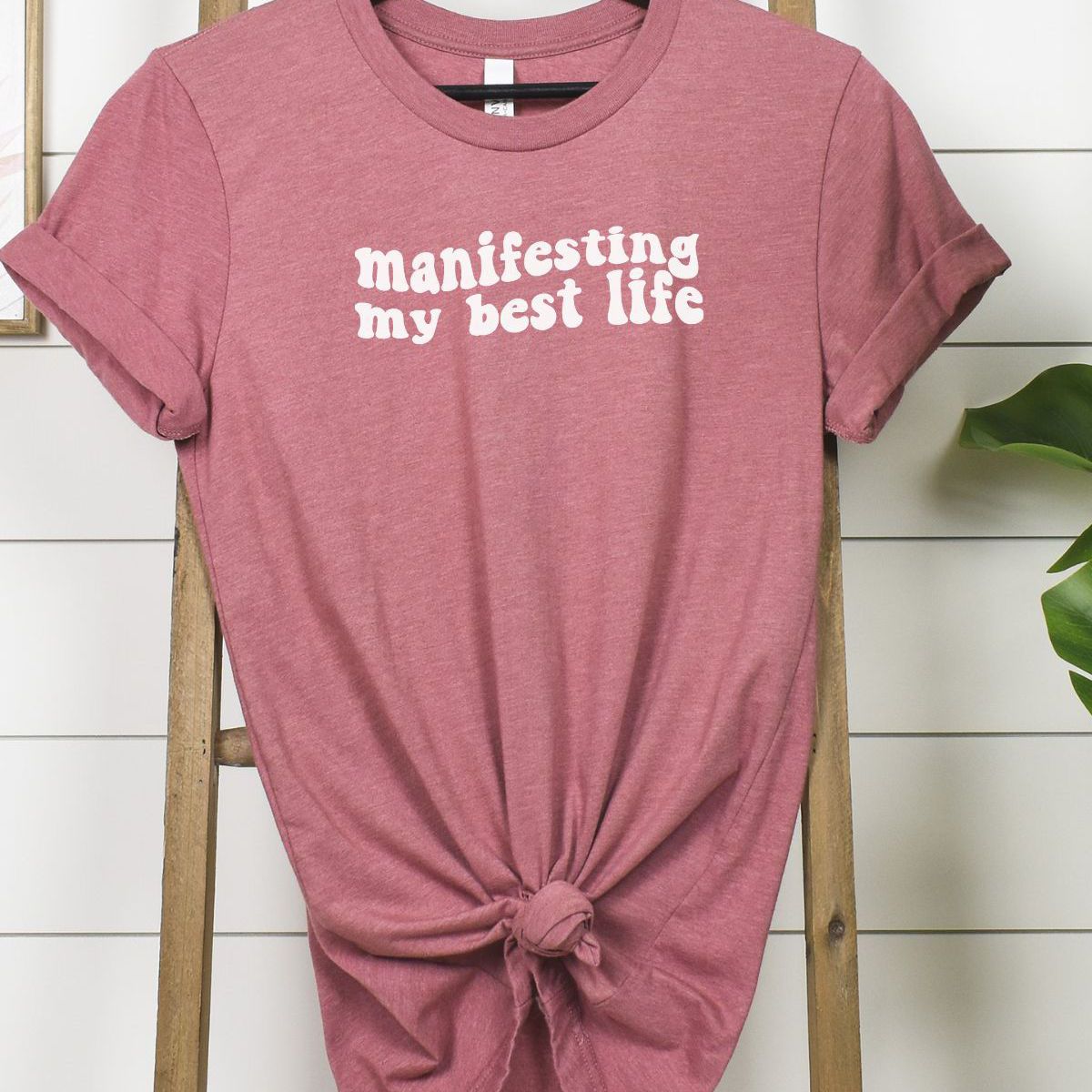 Manifesting Women T-Shirt Casual Style