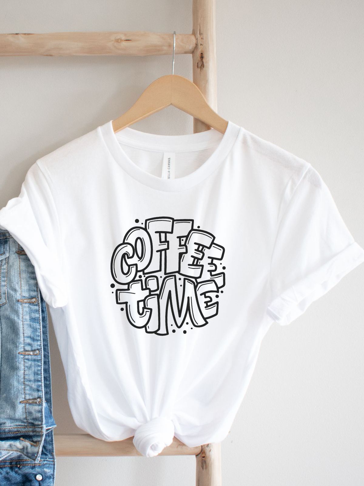 Coffee Time Women T Shirt Casual