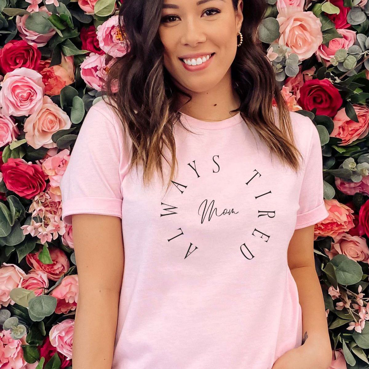 Always Tired Mom Women's T-Shirt Casual