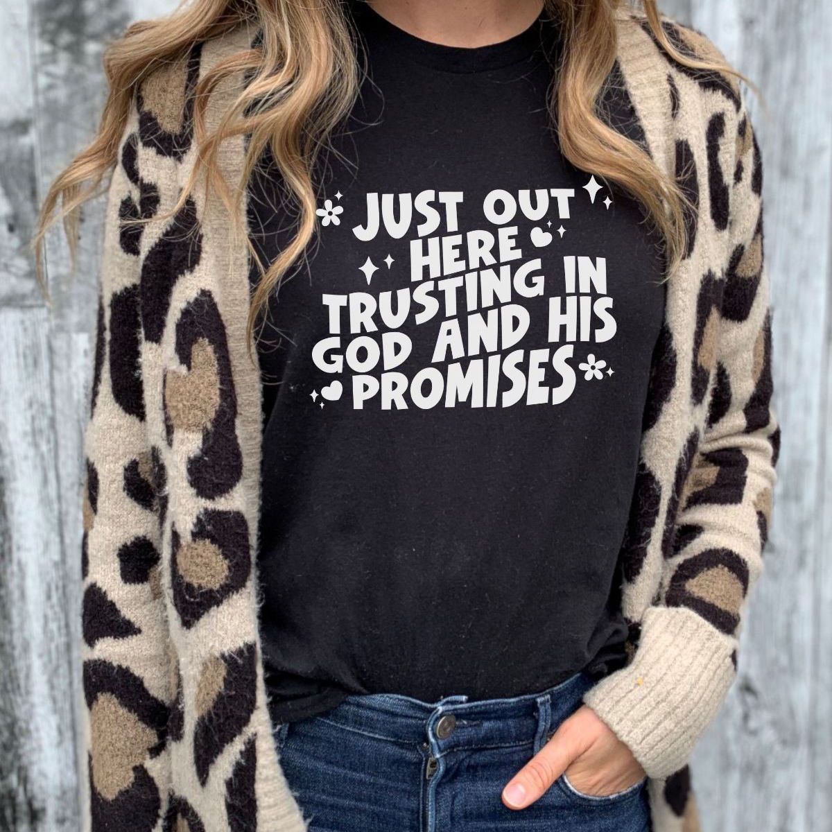 Trust God Womens T-Shirt Casual