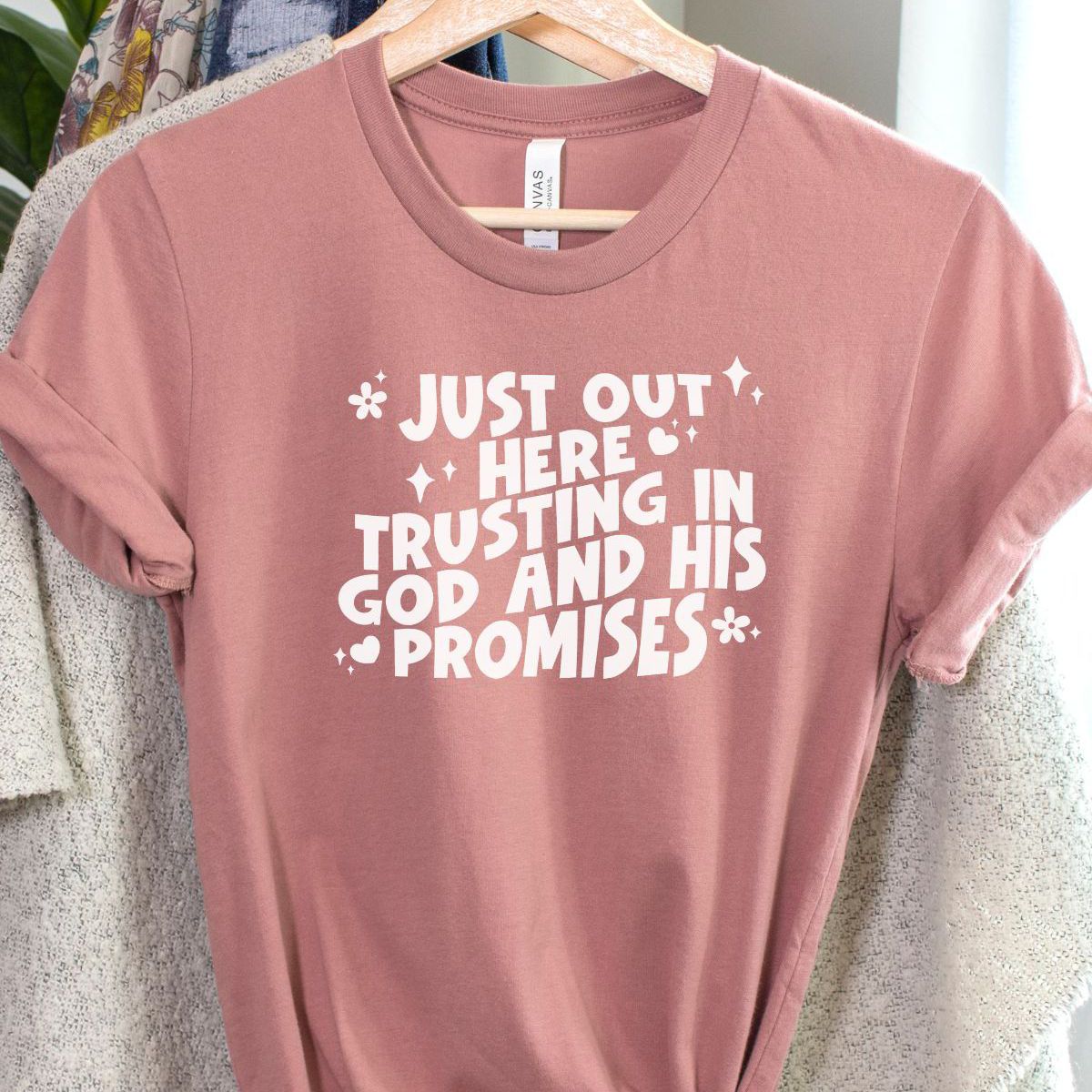 Trust God Womens T-Shirt Casual