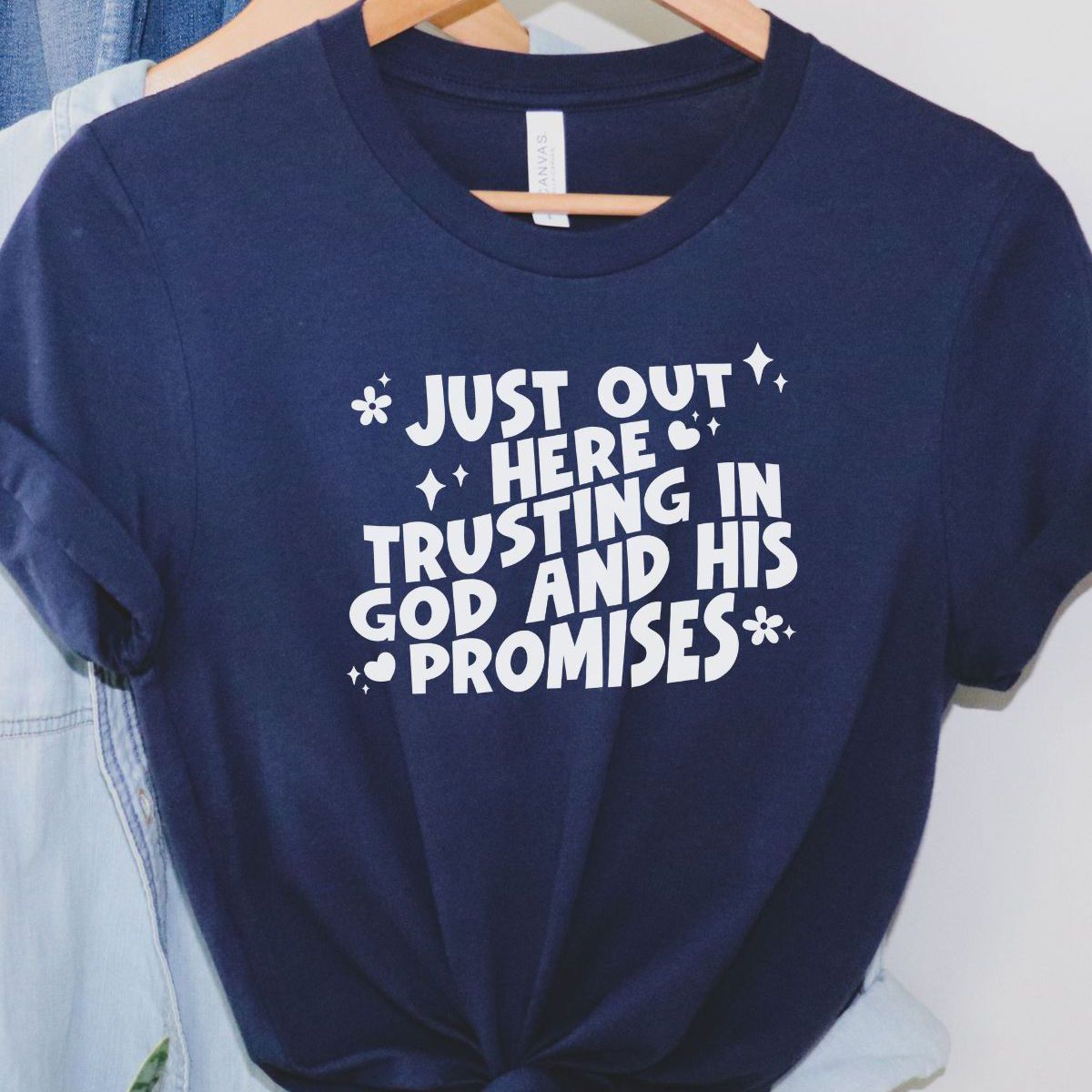 Trust God Womens T-Shirt Casual