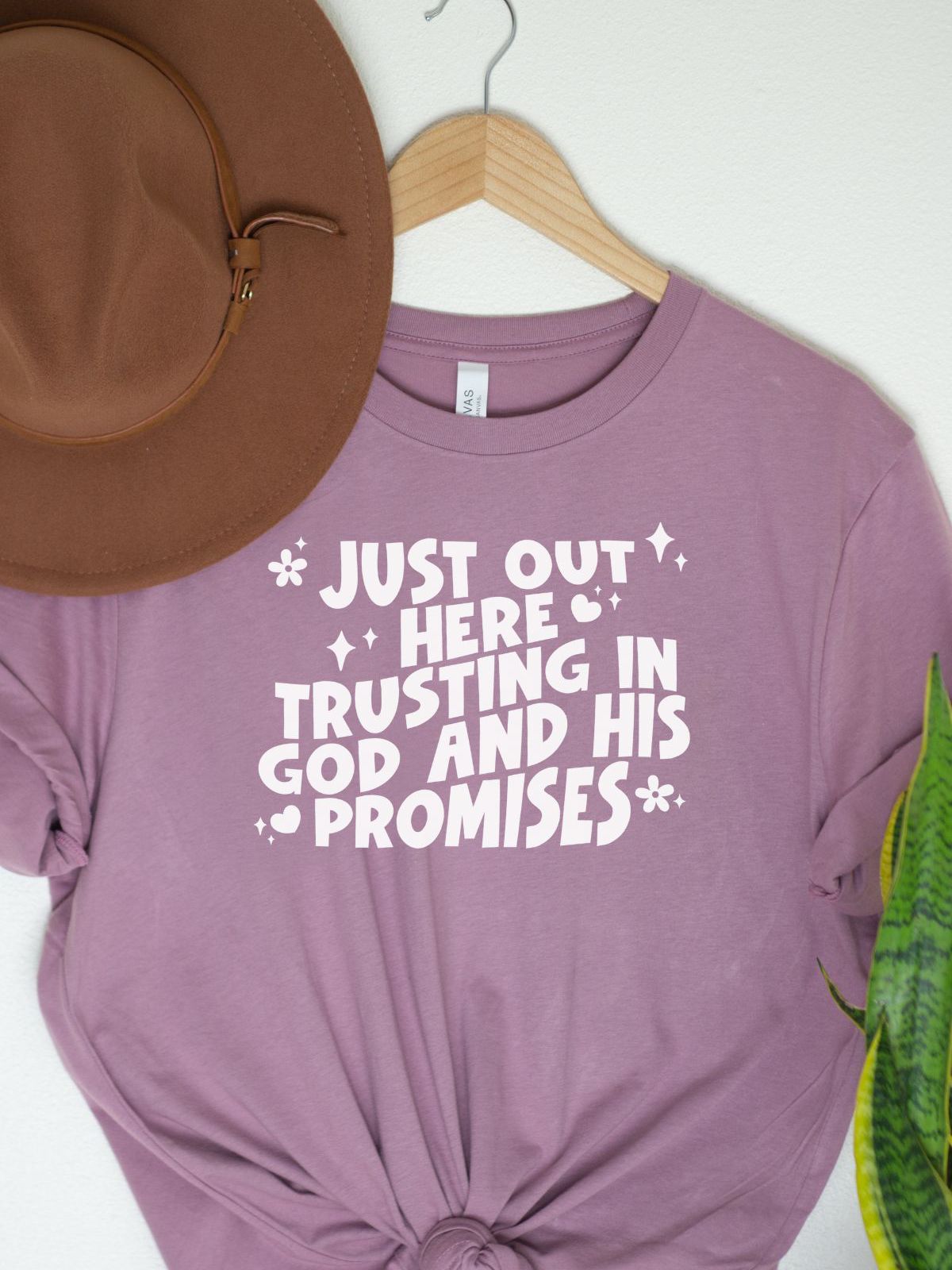 Trust God Womens T-Shirt Casual