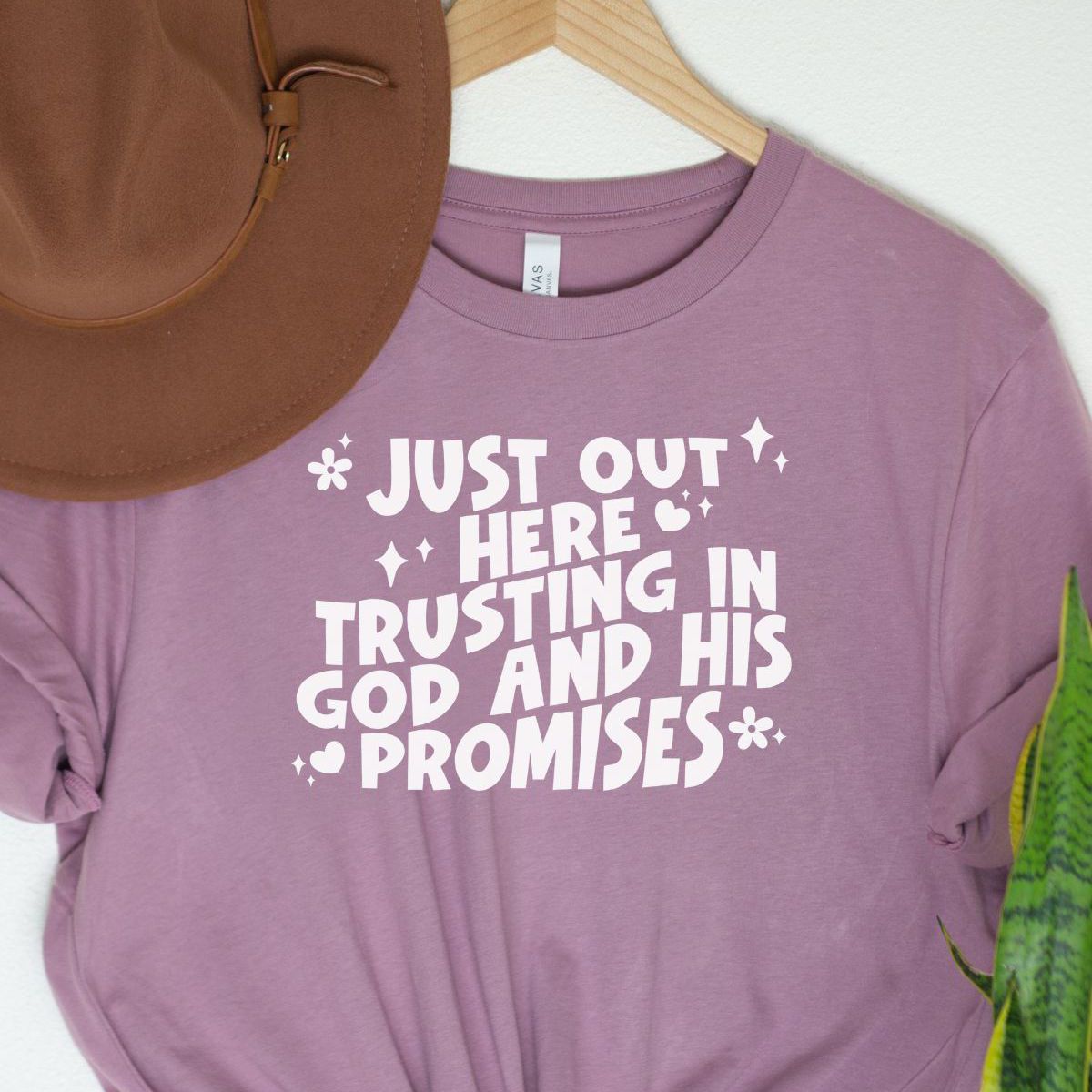 Trust God Womens T-Shirt Casual