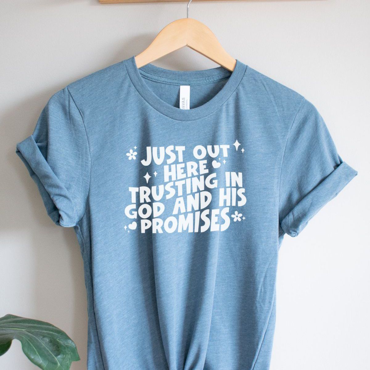 Trust God Womens T-Shirt Casual
