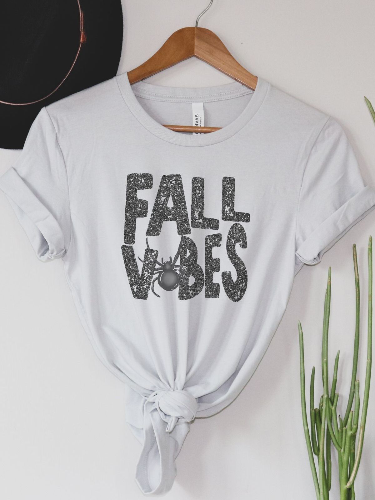 Fall Vibes Womens T-Shirt Halloween