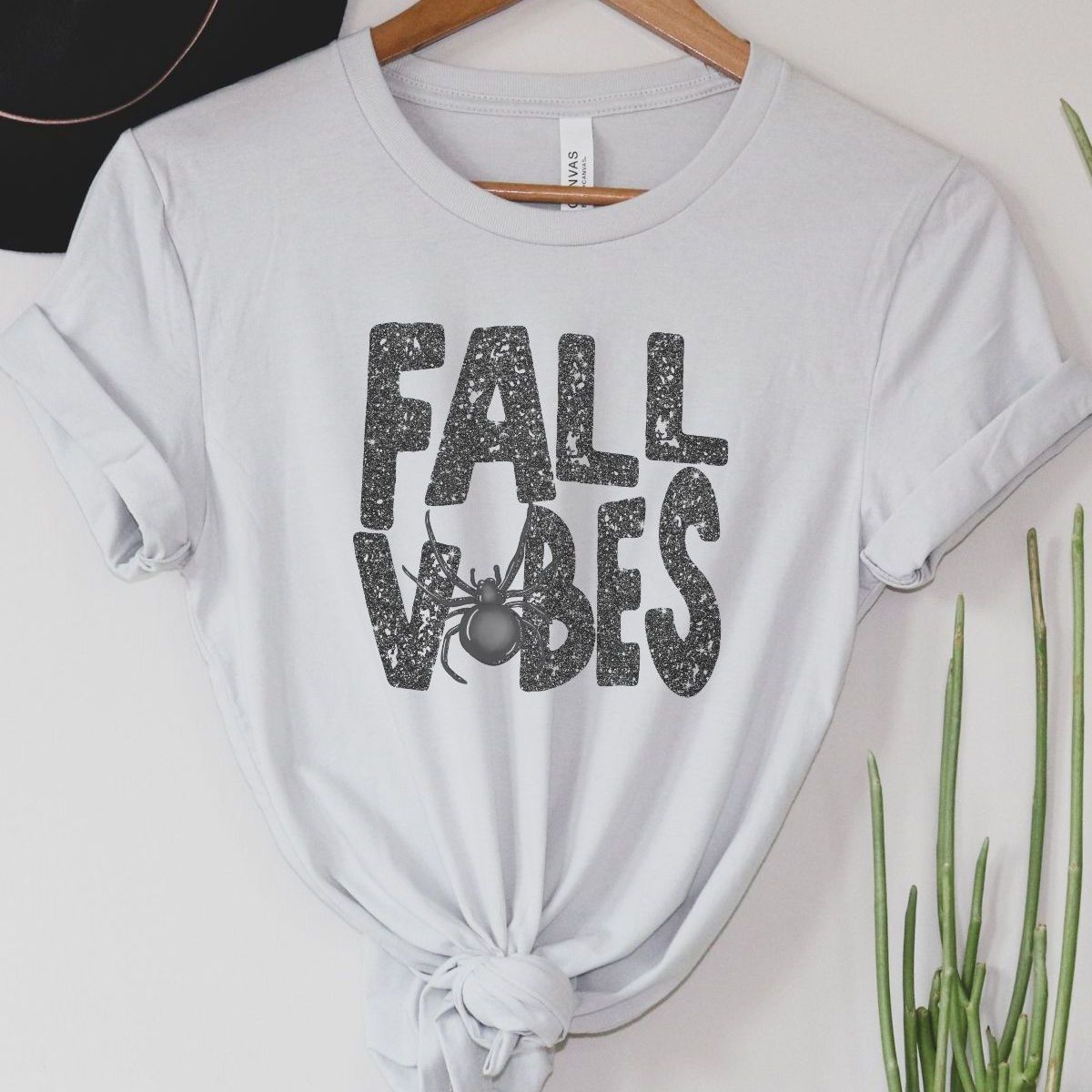 Fall Vibes Womens T-Shirt Halloween