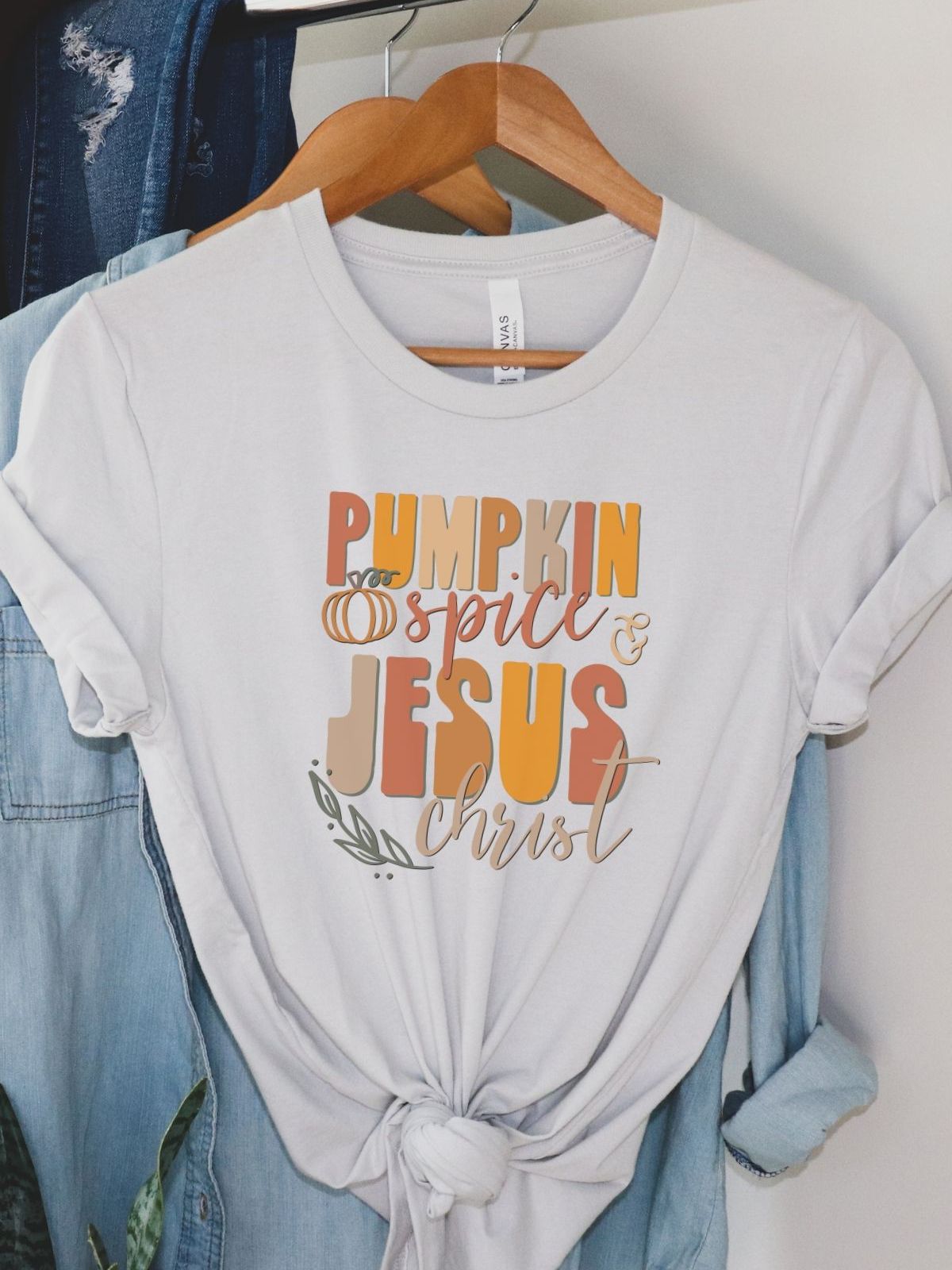 Pumpkin Spice Jesus Womens Tee Fall