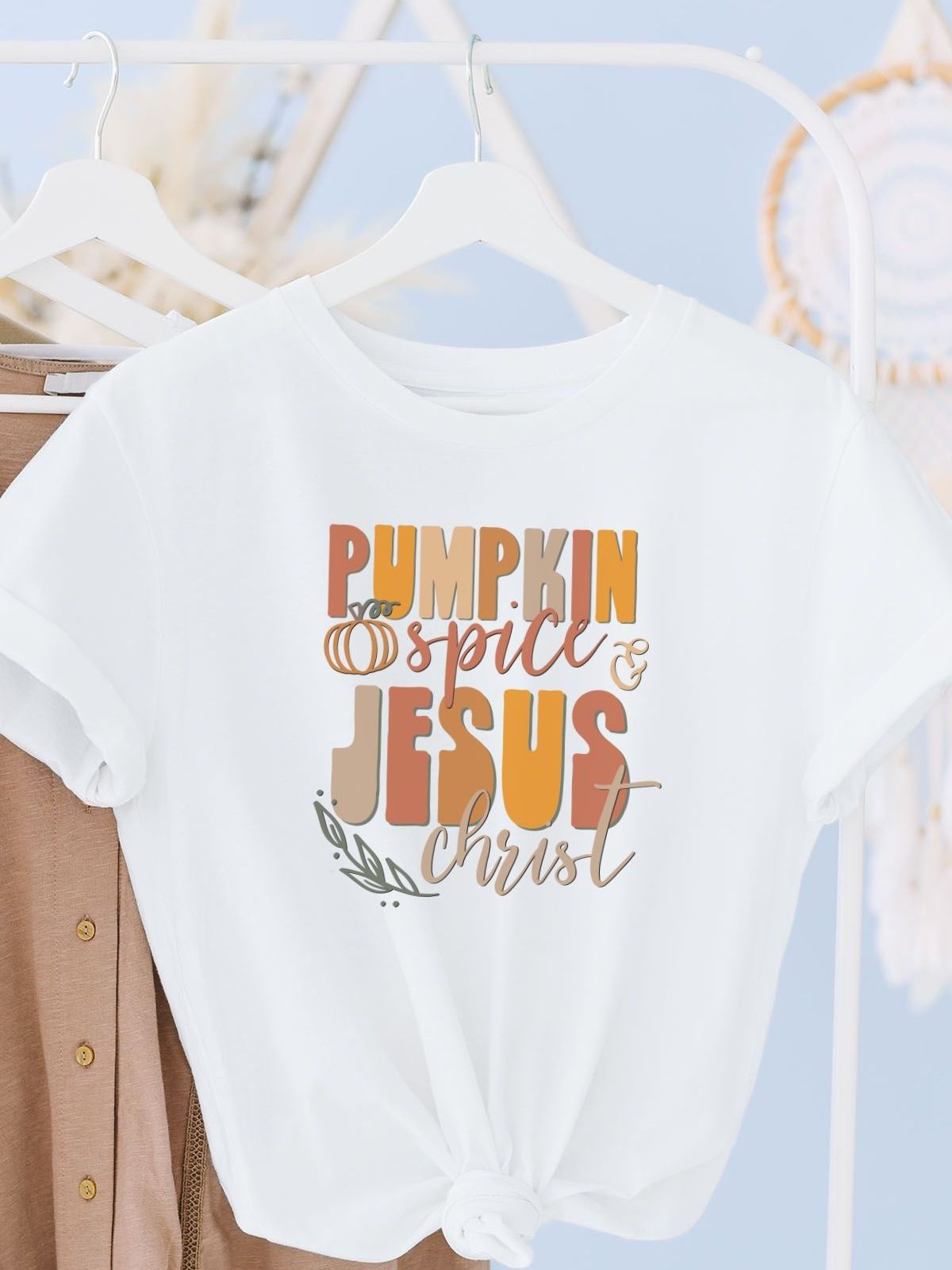 Pumpkin Spice Jesus Womens Tee Fall
