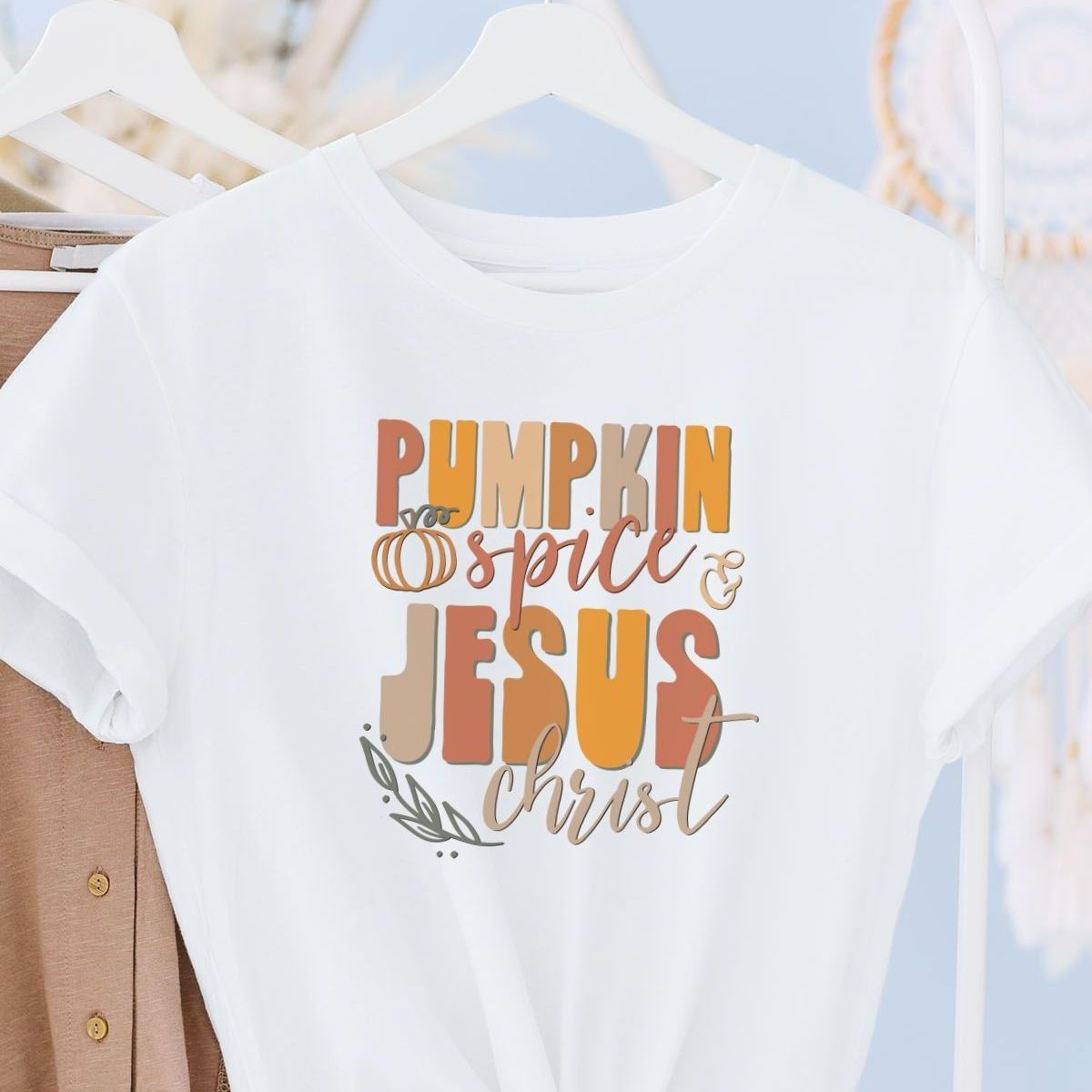Pumpkin Spice Jesus Womens Tee Fall