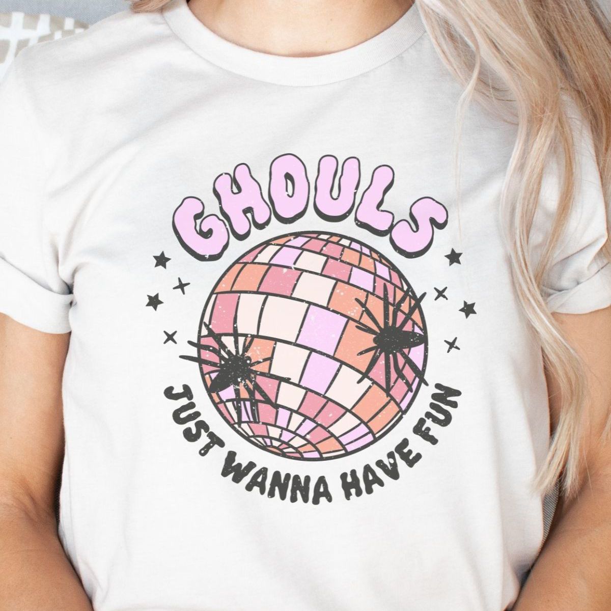 Ghouls Womens T-Shirt Halloween Fun