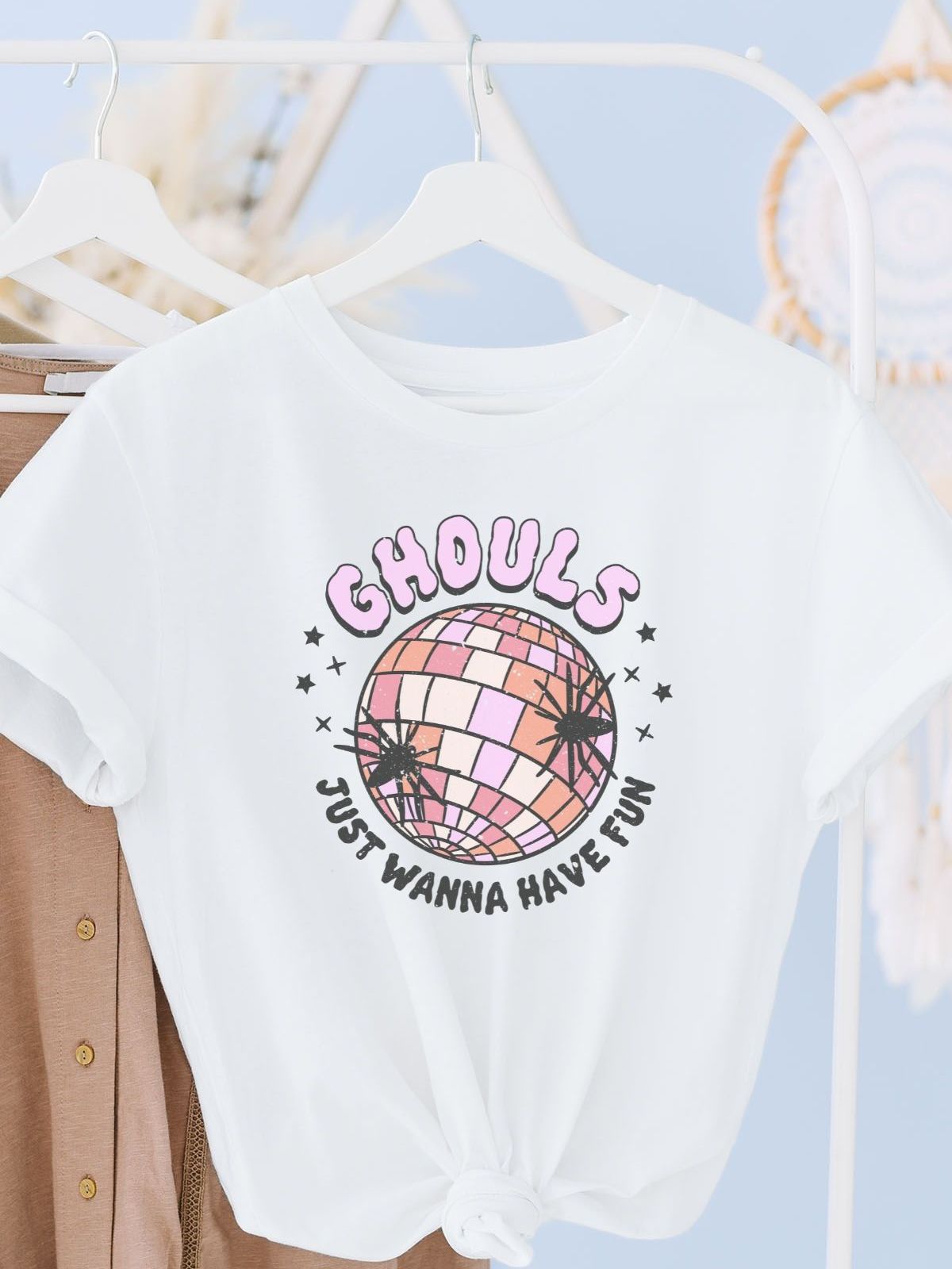 Ghouls Womens T-Shirt Halloween Fun