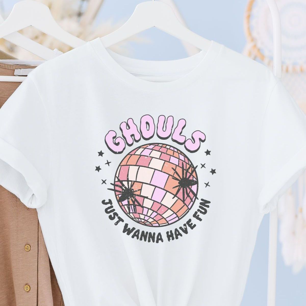 Ghouls Womens T-Shirt Halloween Fun