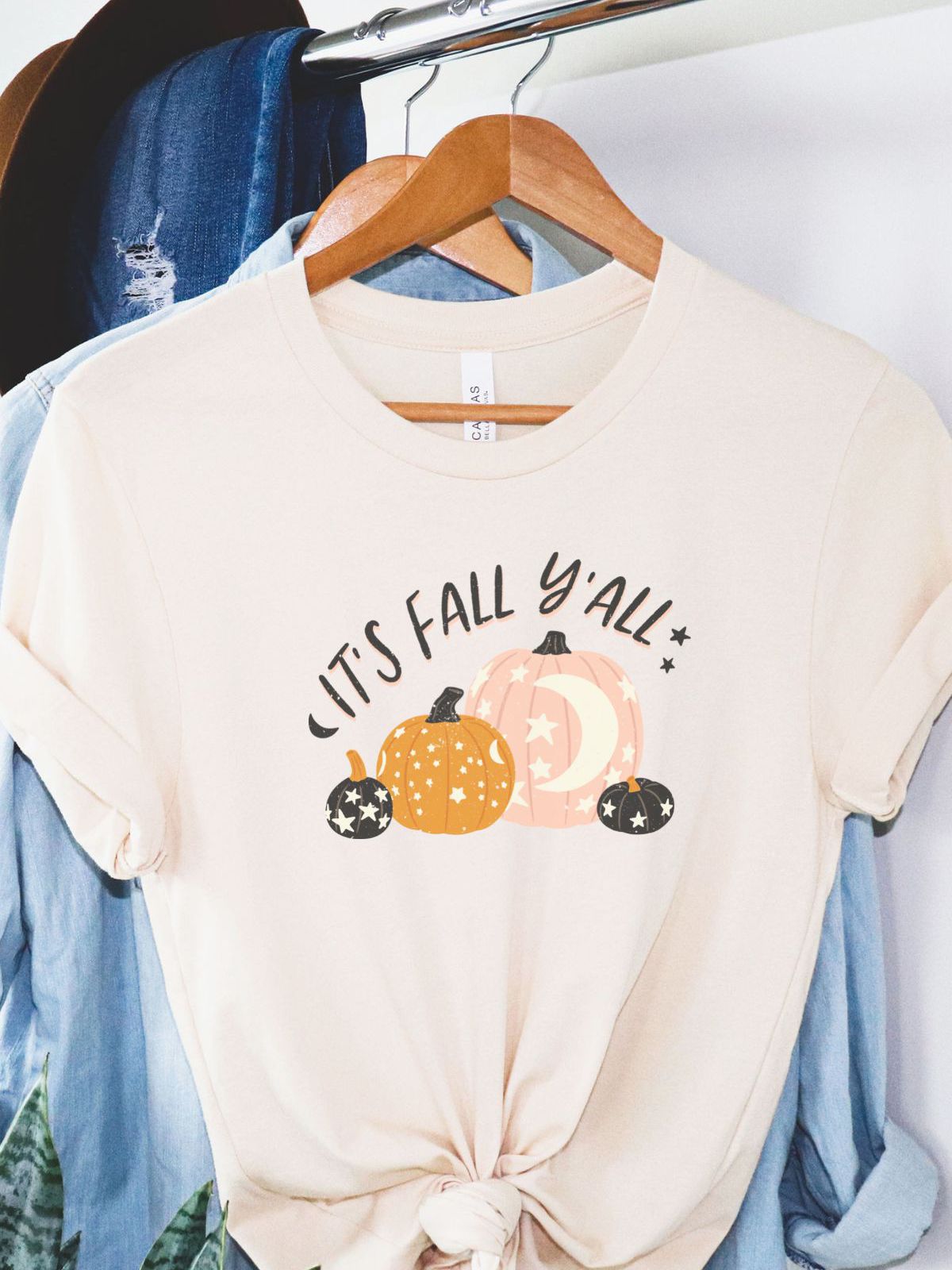 It's Fall Y'all Womens T-Shirt Autumn