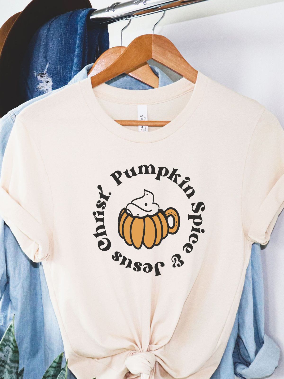Pumpkin Spice Jesus Women's T-Shirt Fall
