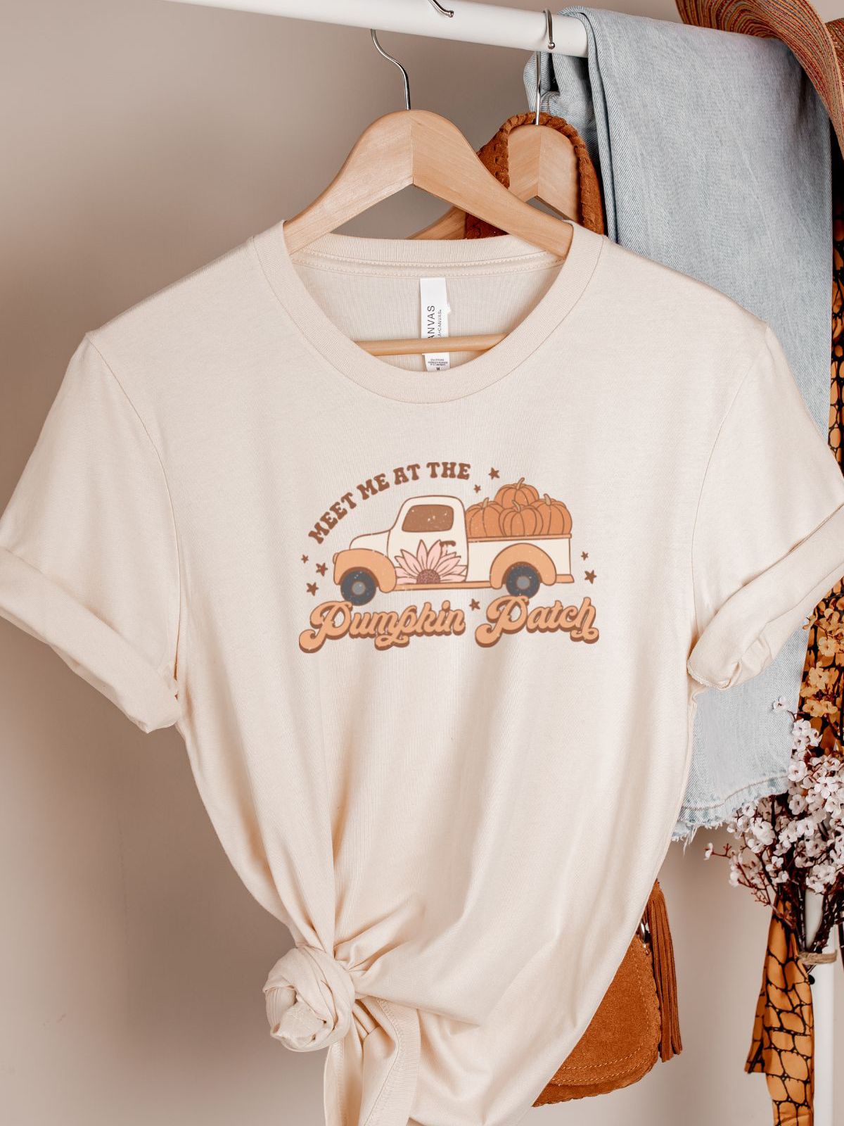Pumpkin Patch Women T-Shirt Autumn