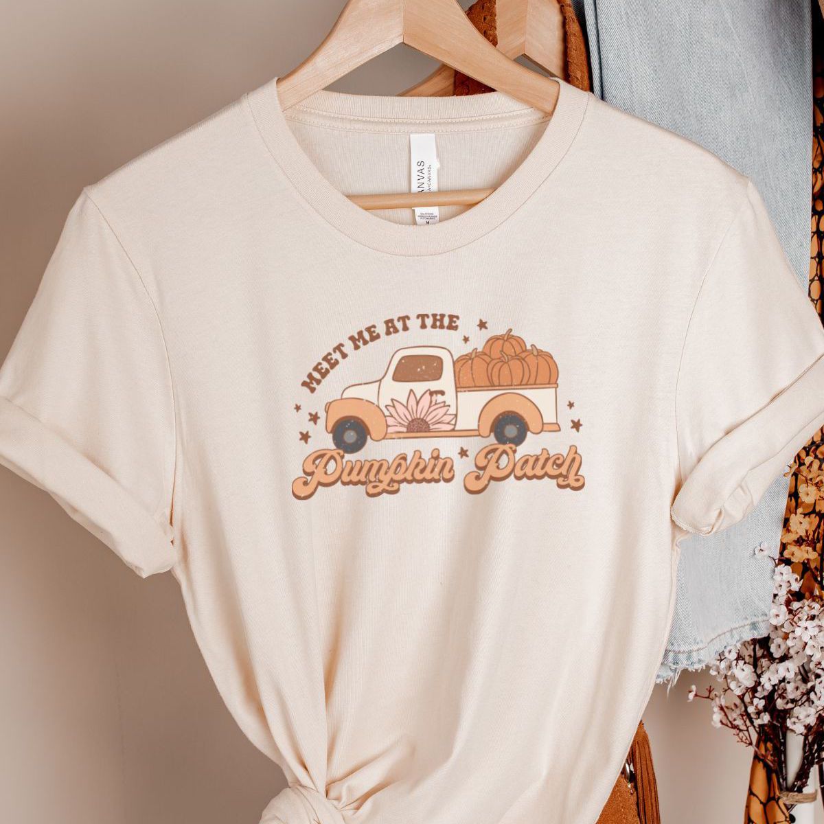 Pumpkin Patch Women T-Shirt Autumn