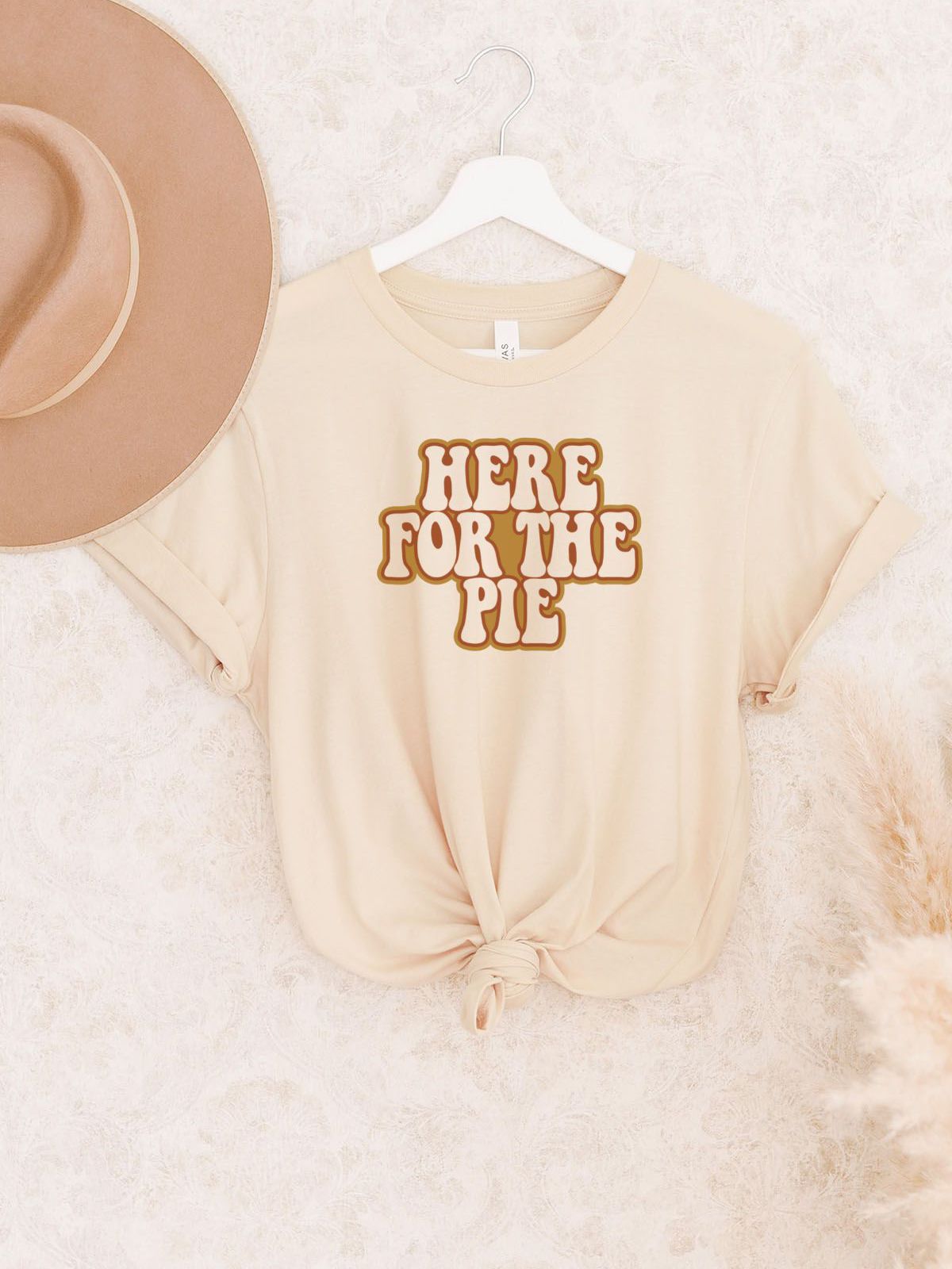 Here For The Pie Women's Tee Thanksgiving