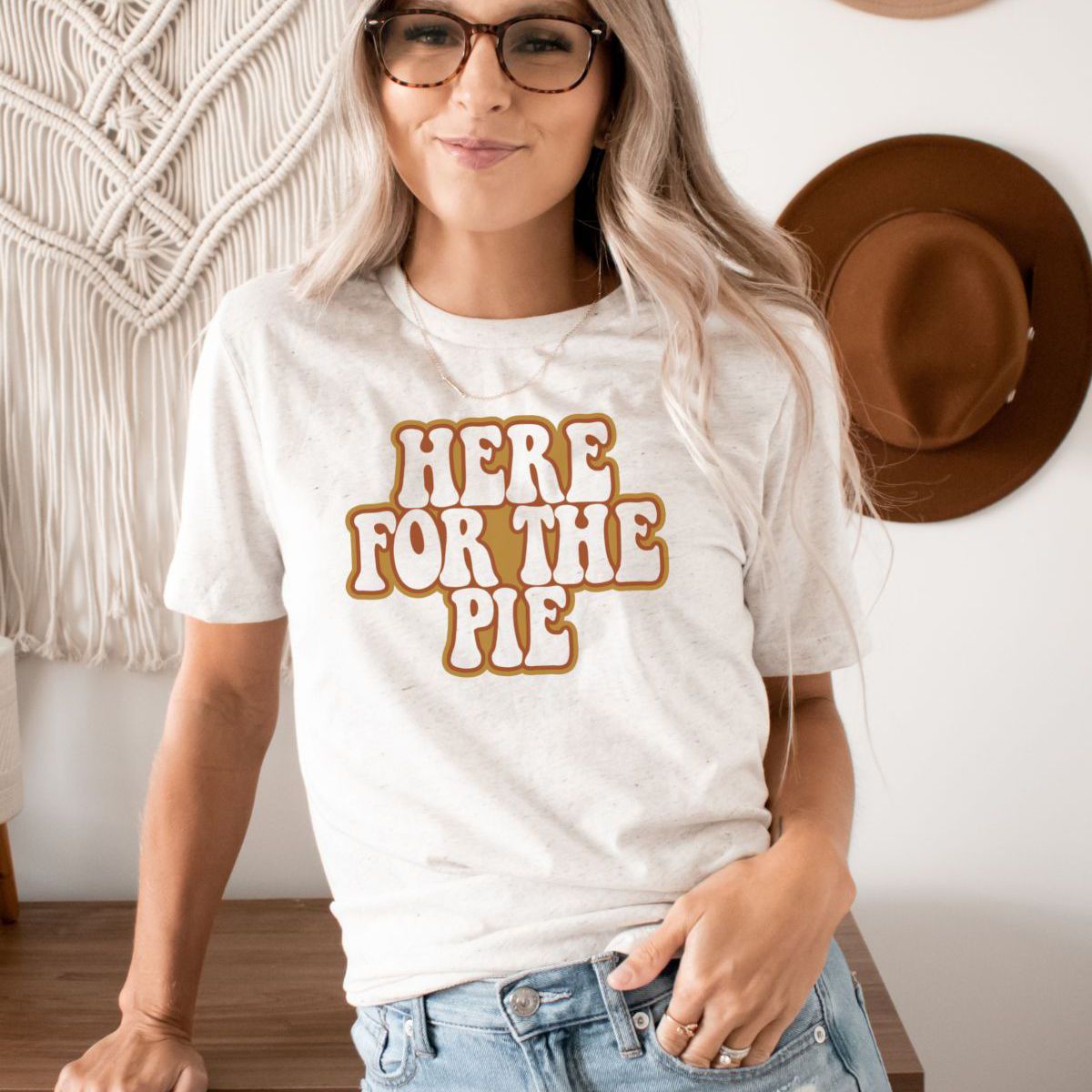 Here For The Pie Women's Tee Thanksgiving