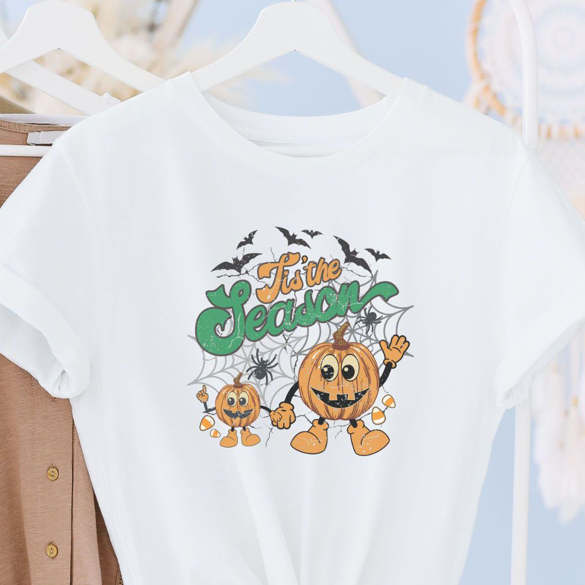 Tis the Season Womens T-Shirt Halloween
