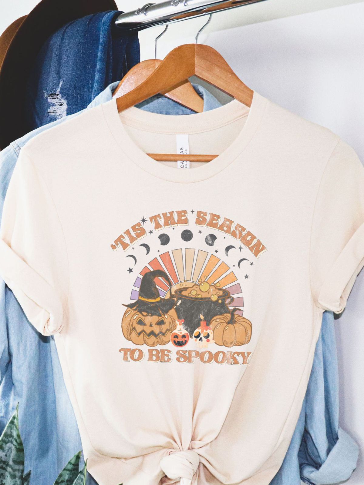 Tis the Season Spooky Womens Tee Halloween