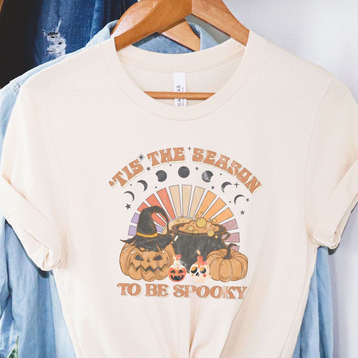 Tis the Season Spooky Womens Tee Halloween