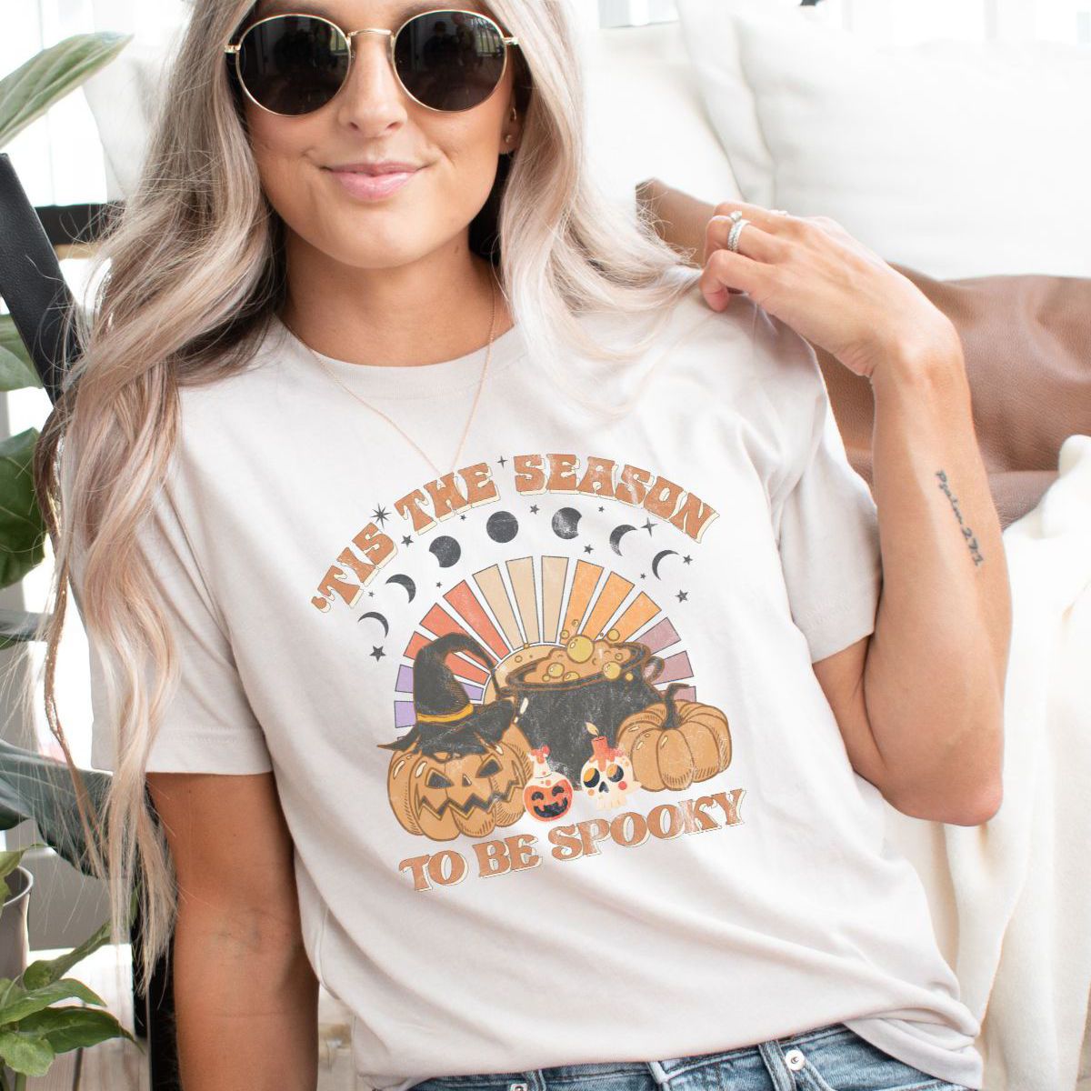 Tis the Season Spooky Womens Tee Halloween