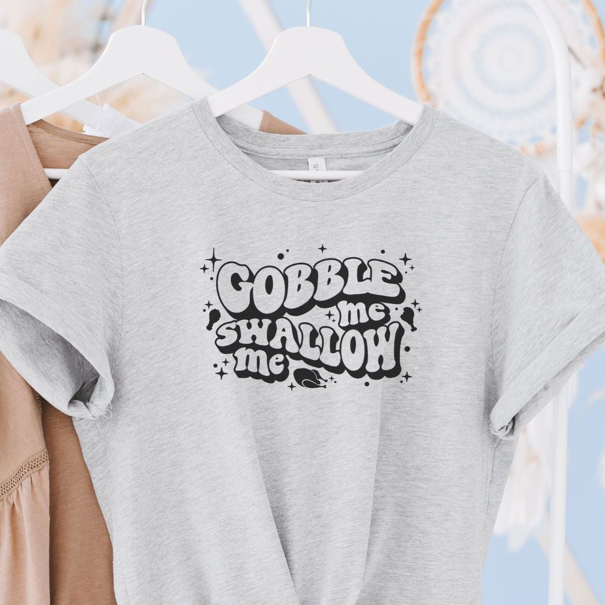 Gobble Me Swallow Me Womens Shirt Thanksgiving