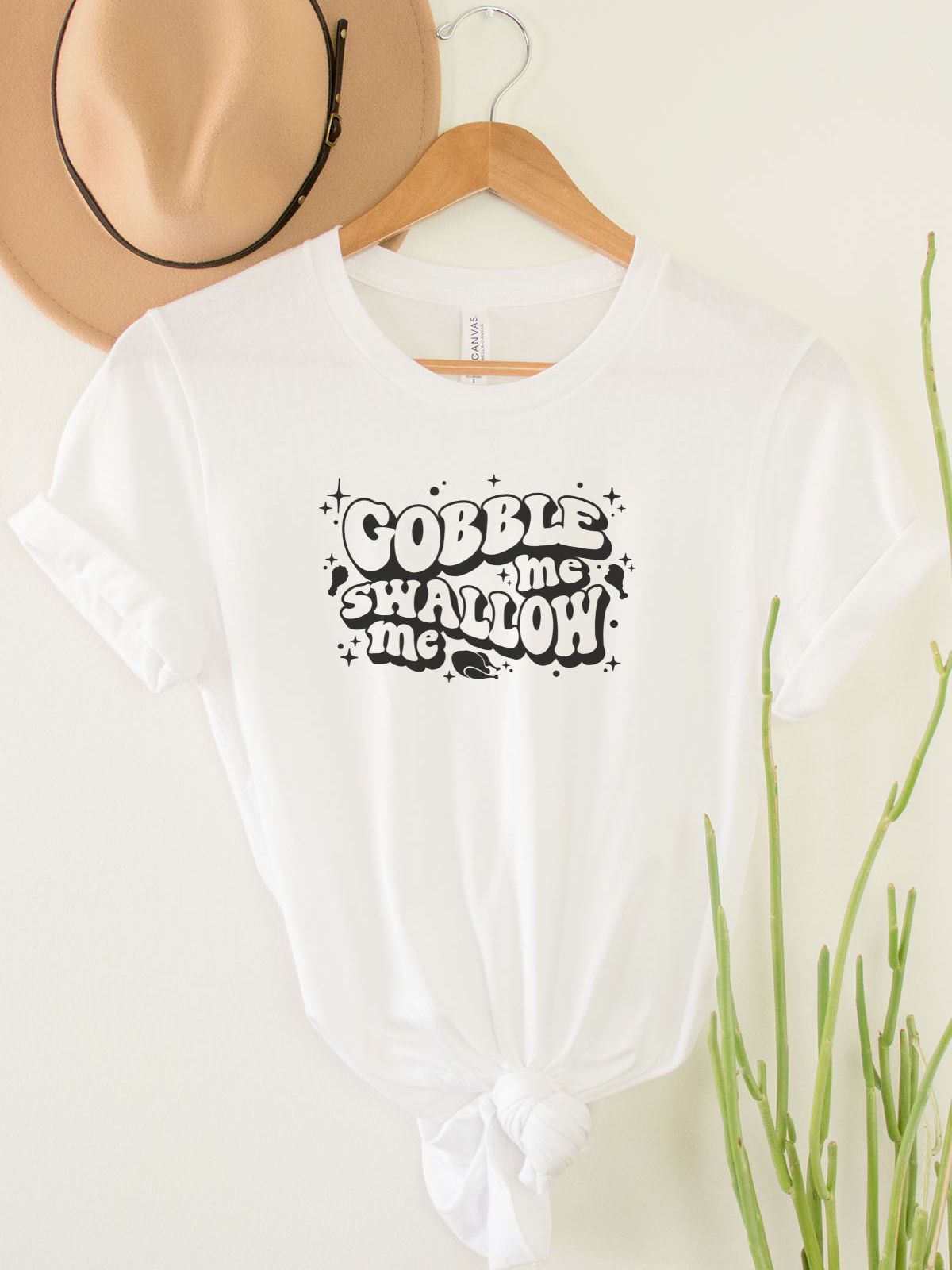 Gobble Me Swallow Me Womens Shirt Thanksgiving