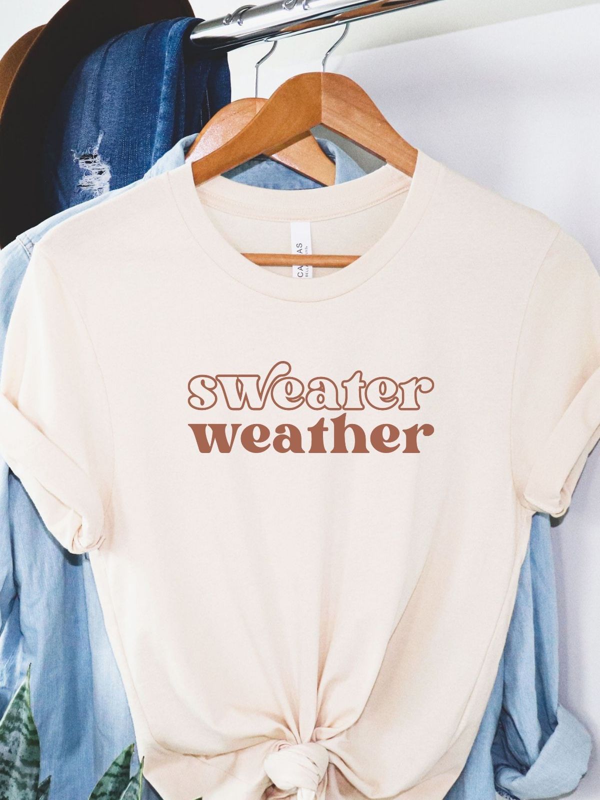 Sweater Weather Women T-Shirt Fall