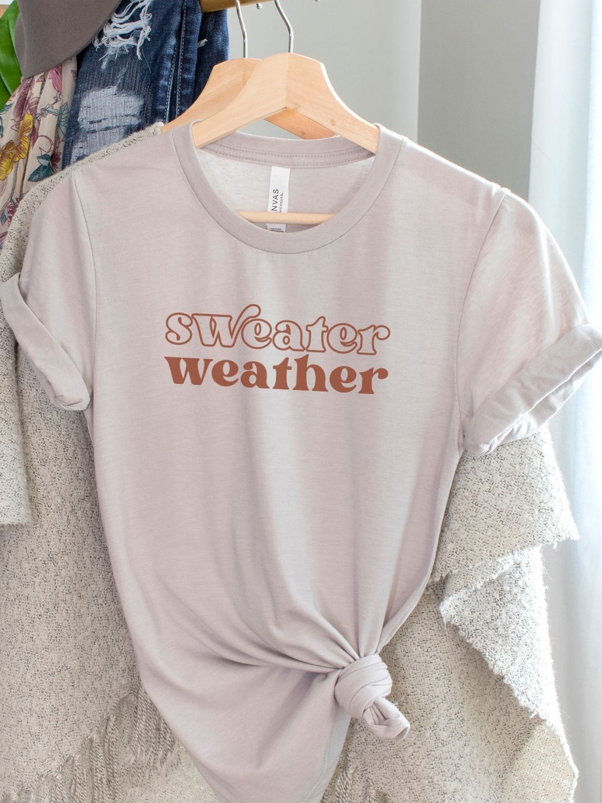 Sweater Weather Women T-Shirt Fall