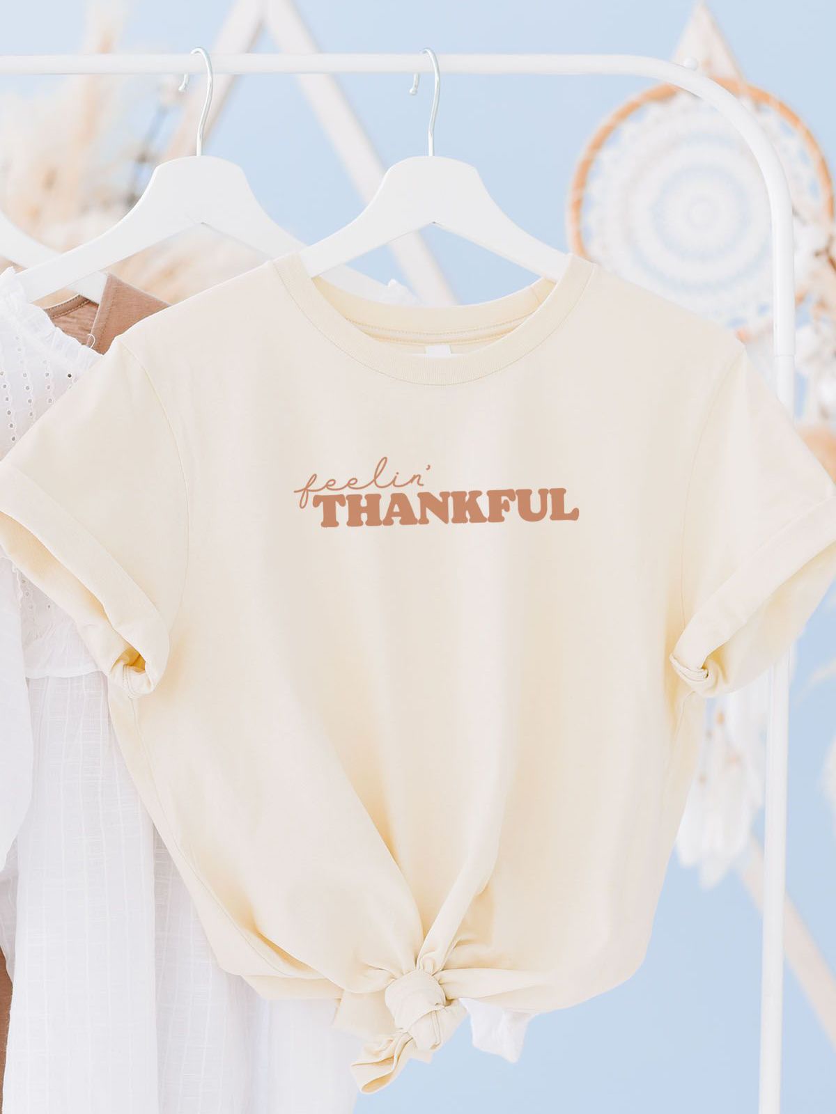 Feelin Thankful Womens Tee Thanksgiving