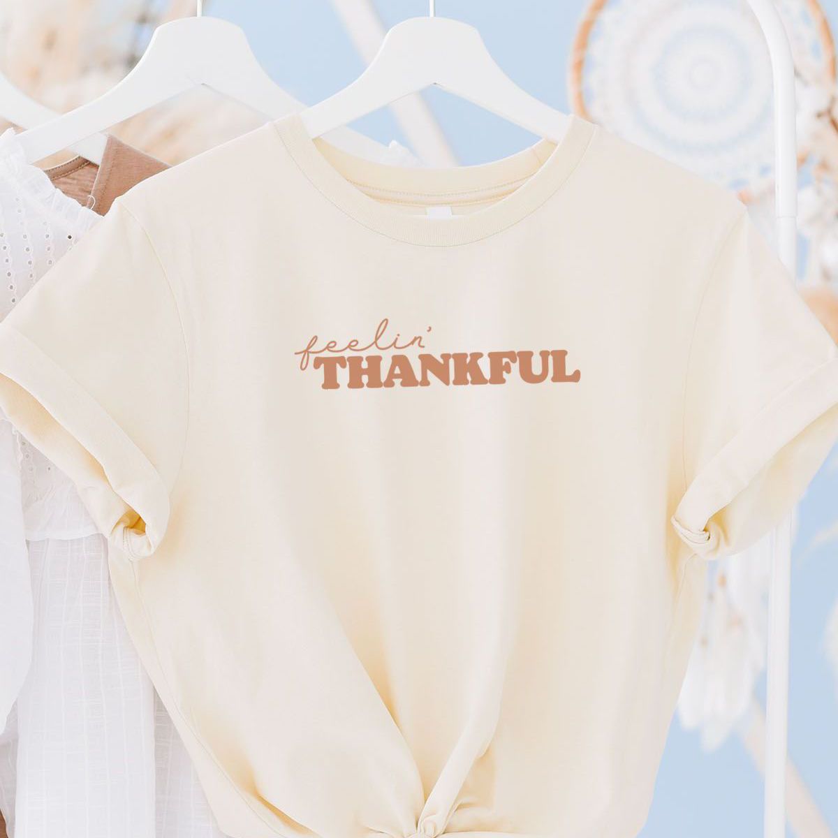 Feelin Thankful Womens Tee Thanksgiving