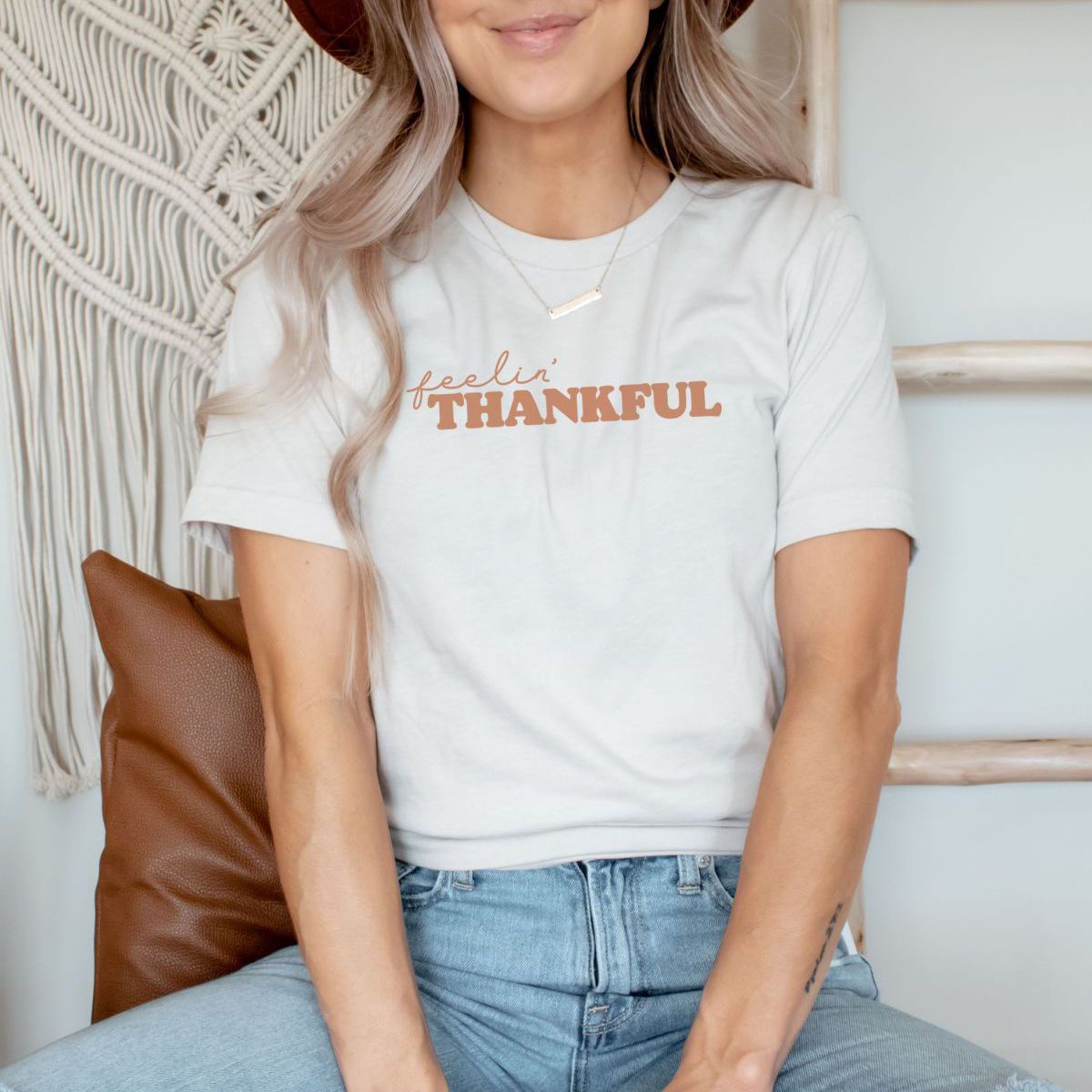 Feelin Thankful Womens Tee Thanksgiving