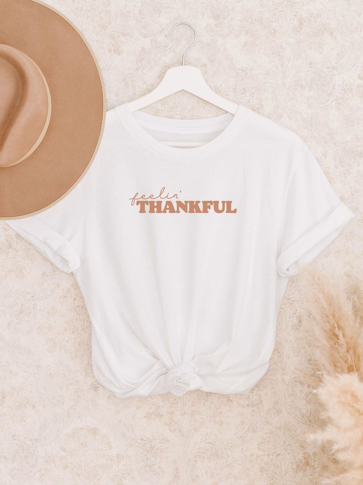 Feelin Thankful Womens Tee Thanksgiving