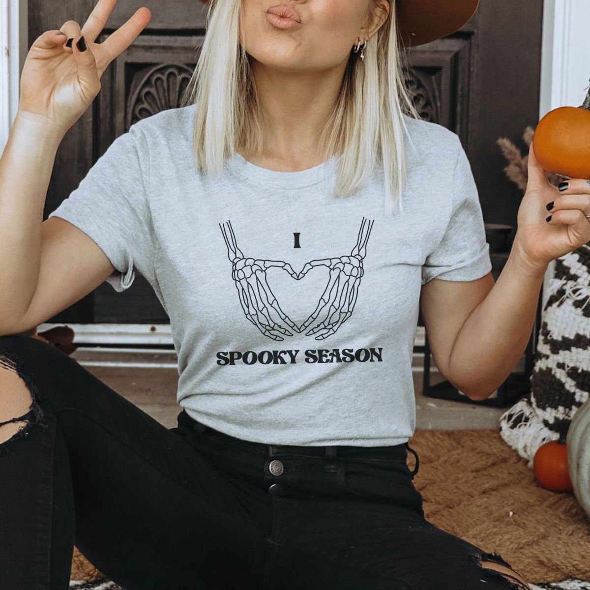 Spooky Season Womens T-shirt Halloween