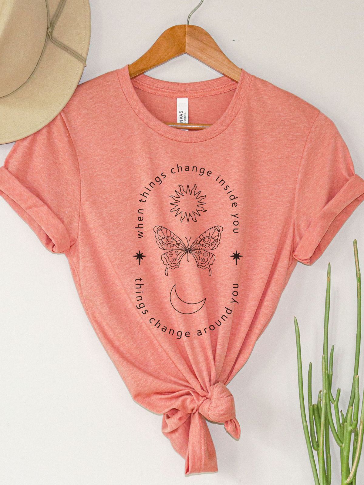Positive Quote Women's T-Shirt Inspirational Casual