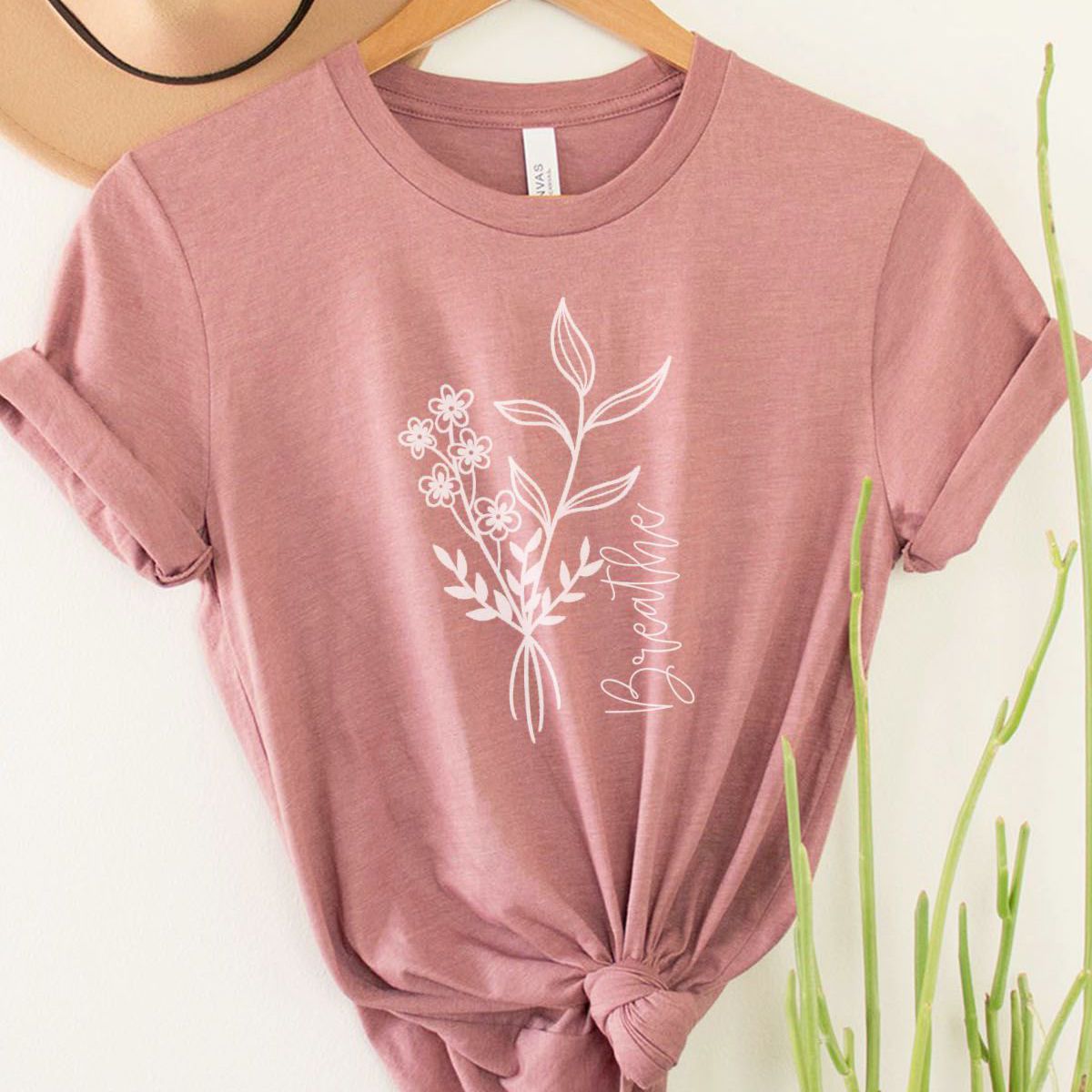 Floral Graphic Relaxed Fit T Shirt