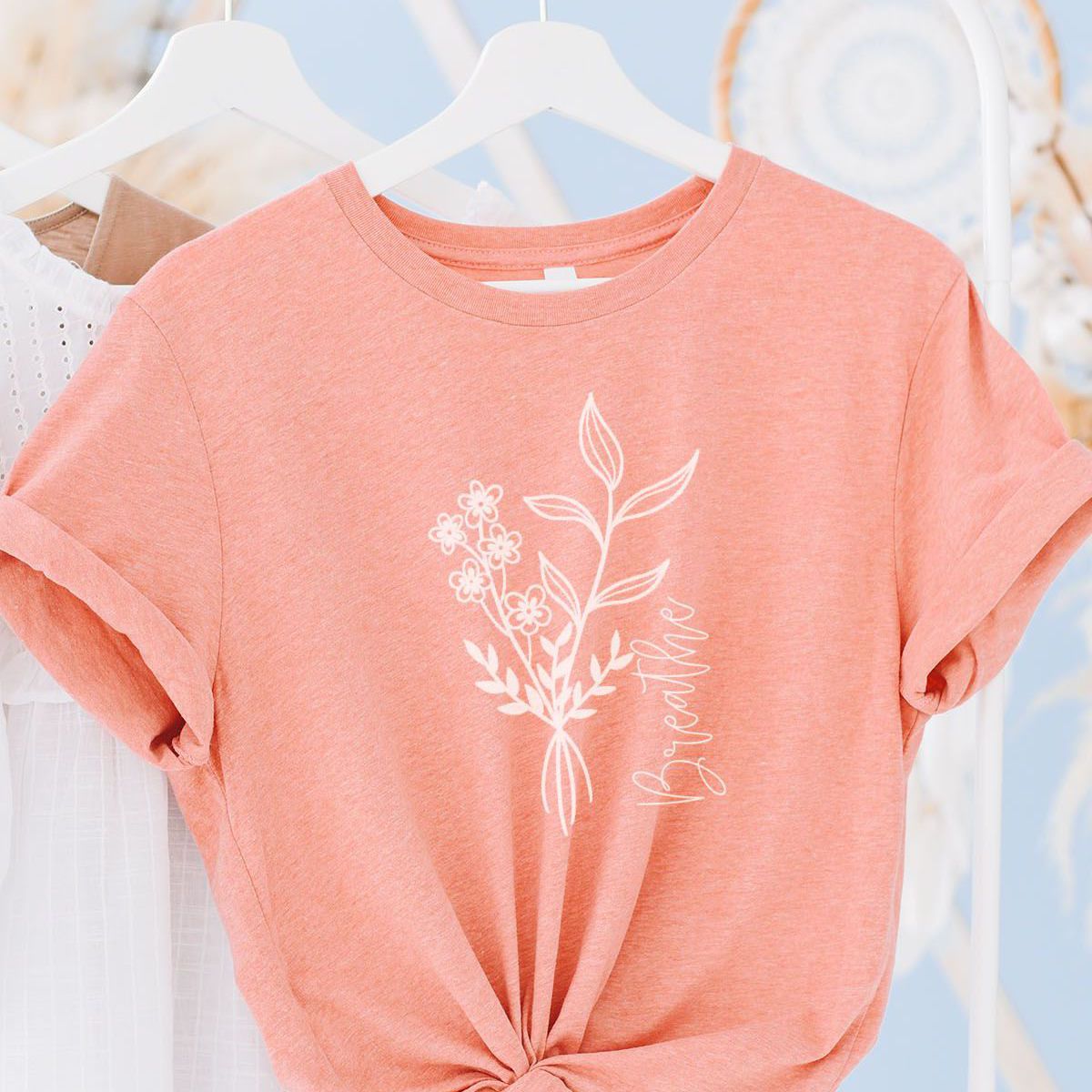 Floral Graphic Relaxed Fit T Shirt